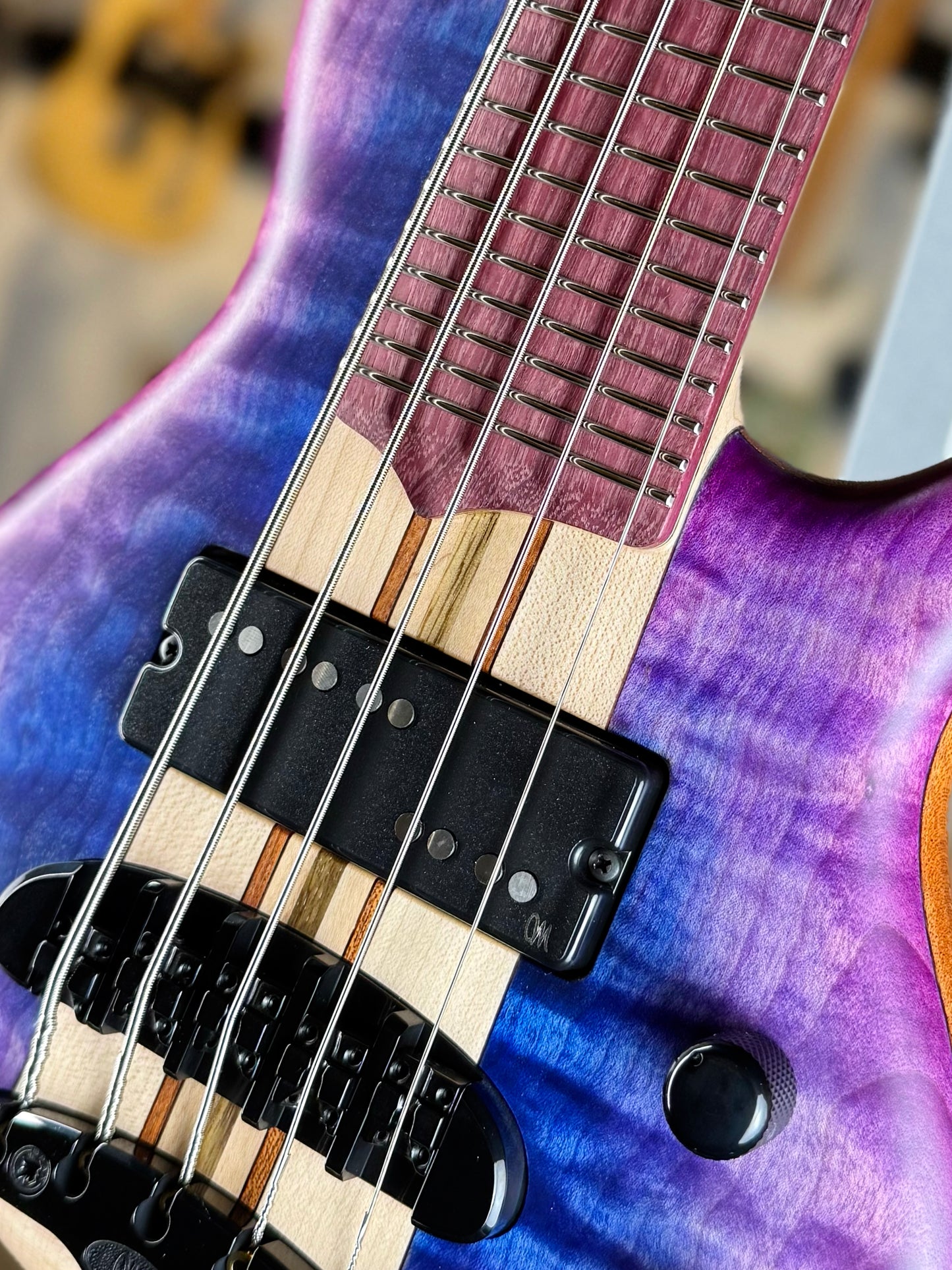 Mayones Cali 5 | Magenta Blueberry Burst Custom Color