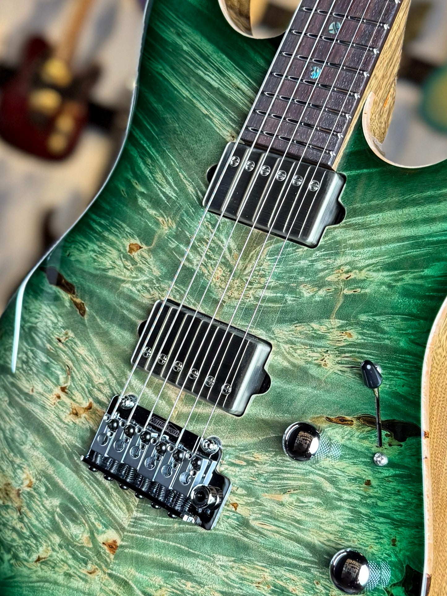 Suhr Modern Custom | Faded Trans Green Burst
