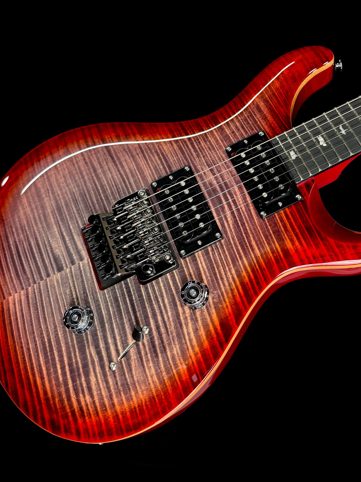 PRS SE Custom 24 "Floyd" | Charcoal Cherry Burst