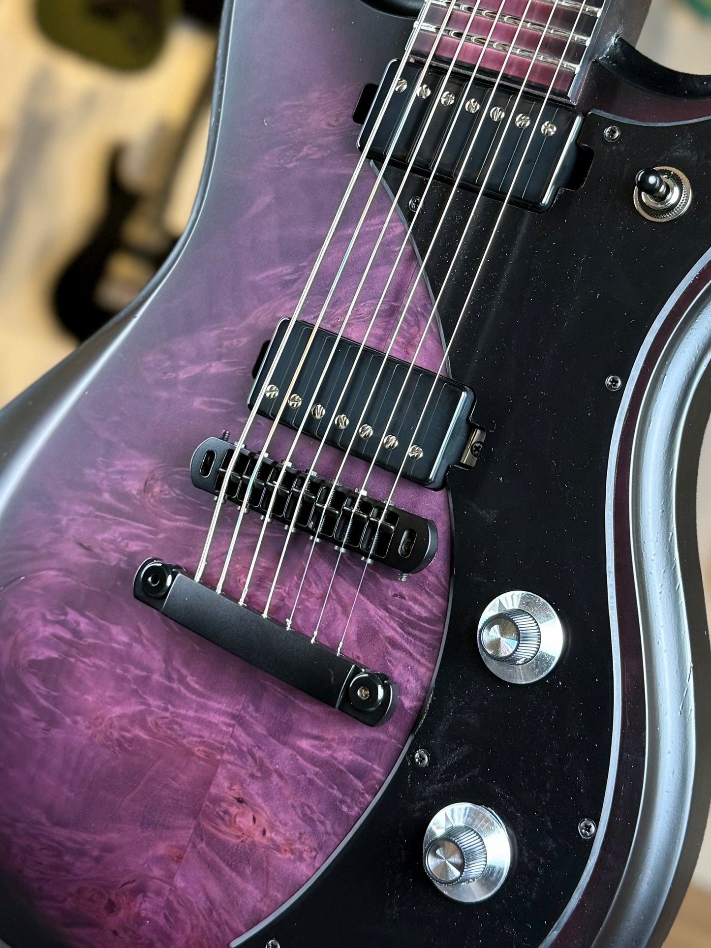 Dunable Gnarwhal 7 String USA Custom Shop | Trans Purple Burst