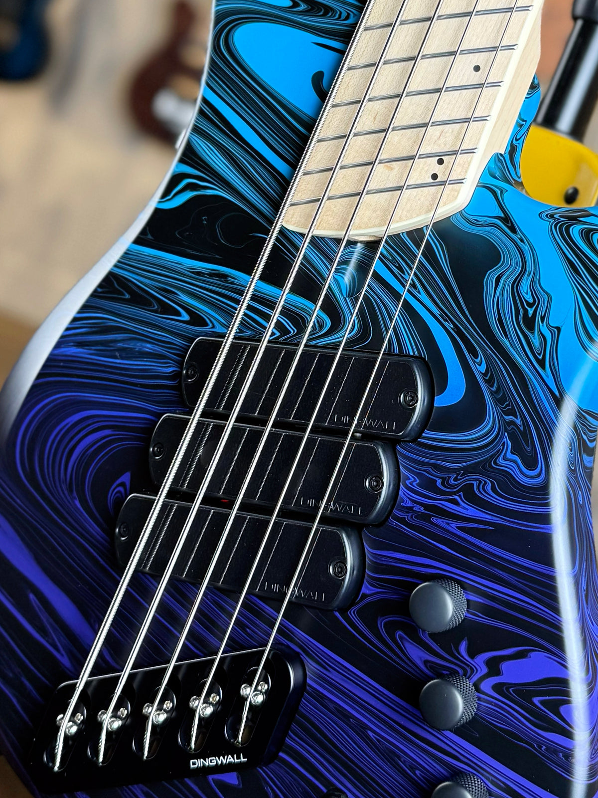 Dingwall Guitars Adam "Nolly" Getgood NG Signature 5 String Limited Edition | Purple-to-Blue Fade Swirl (1 of 100)