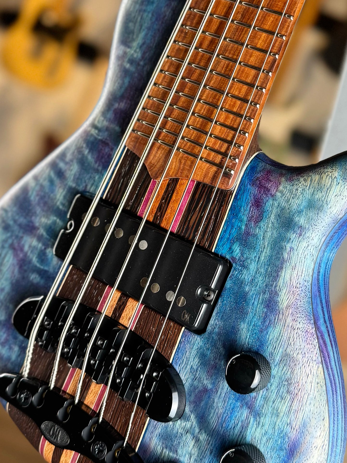 Mayones Cali 5 | Oil Spill Blue Custom Color