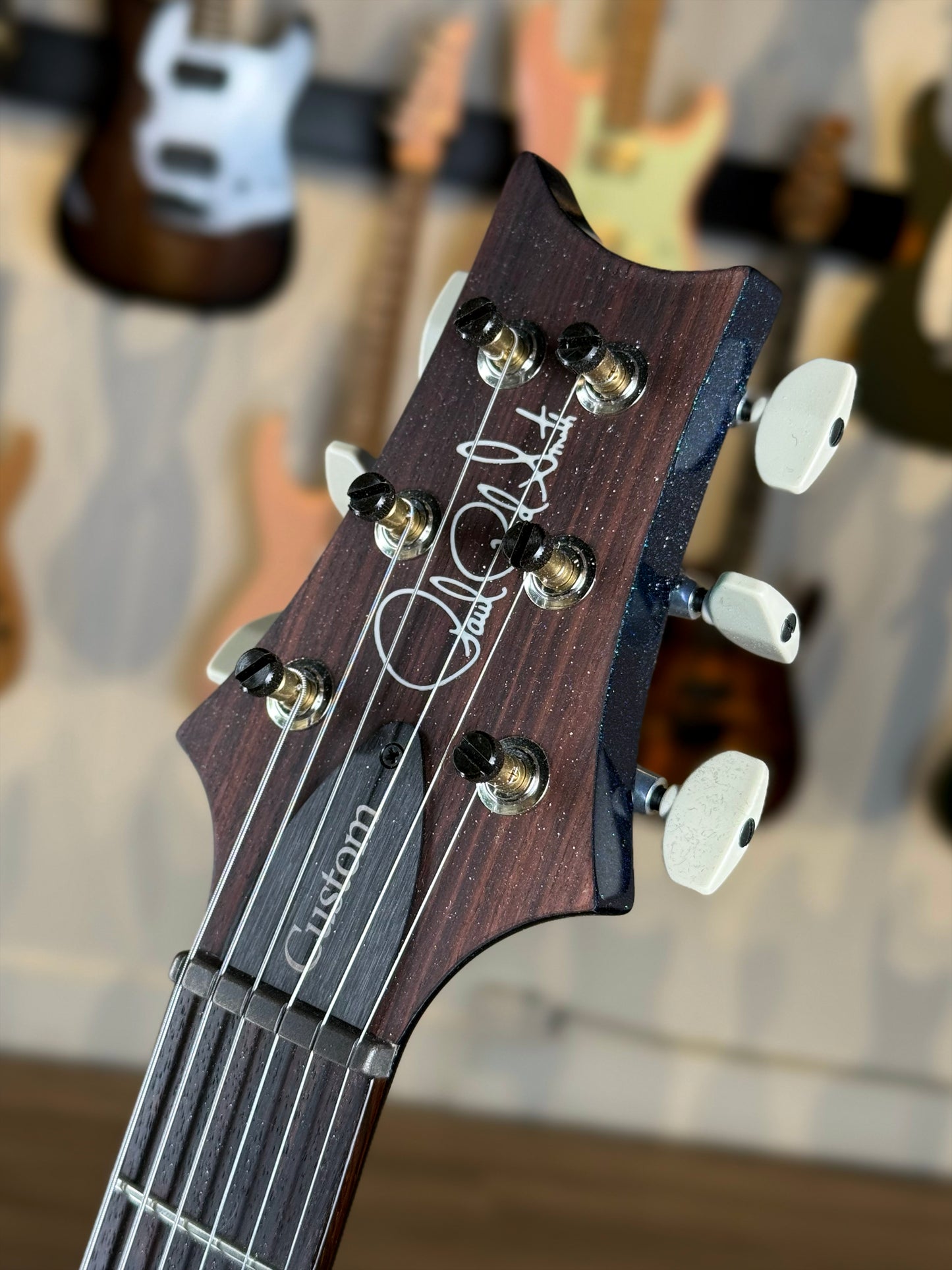 PRS Custom 24-08 Sprayer's Choice | Green to Blue Colorshift Sparkle
