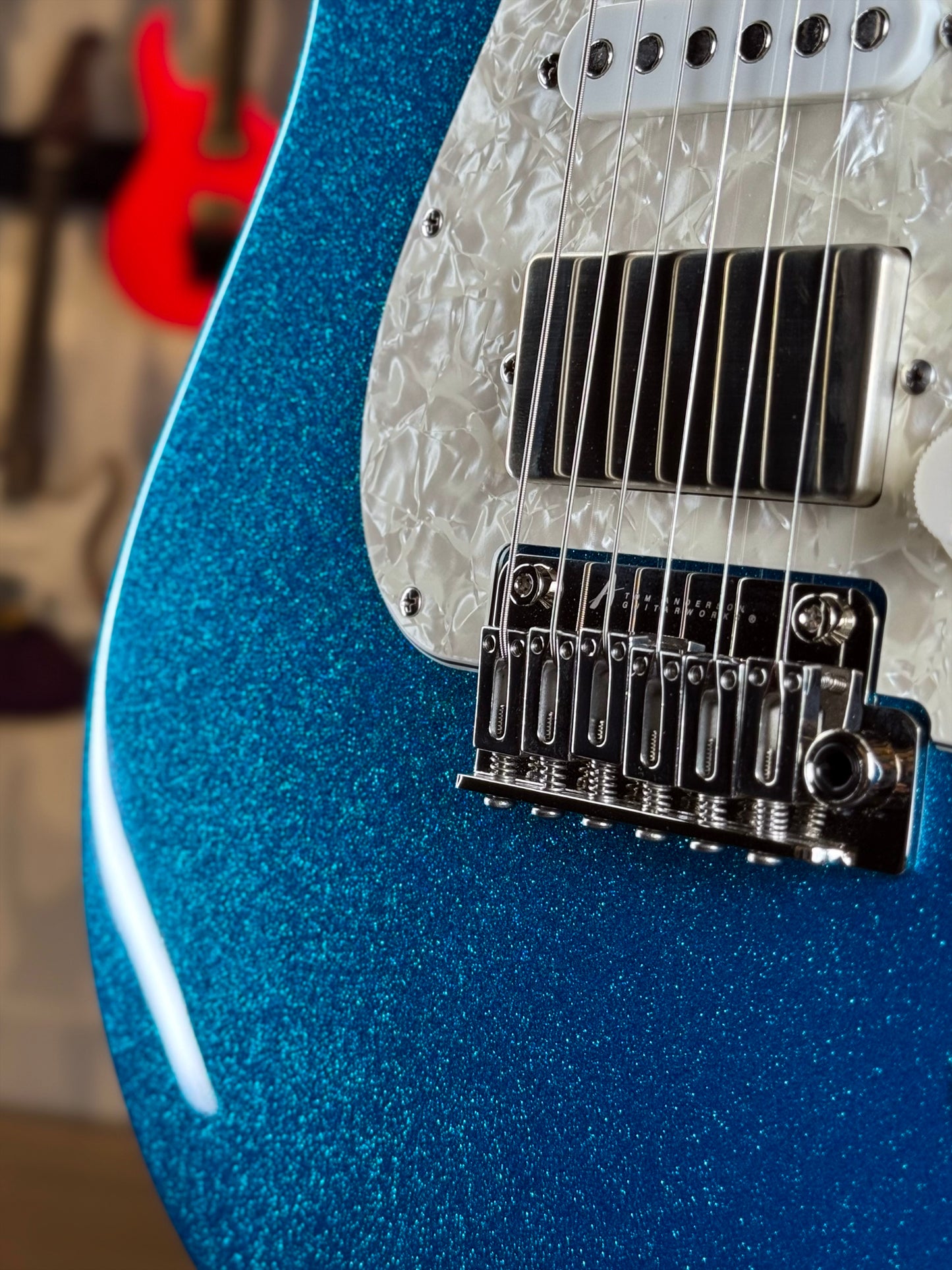 Tom Anderson Icon Classic | Big Sparkle Candy Apple Blue In Distress Level 1 (Pre-Owned)