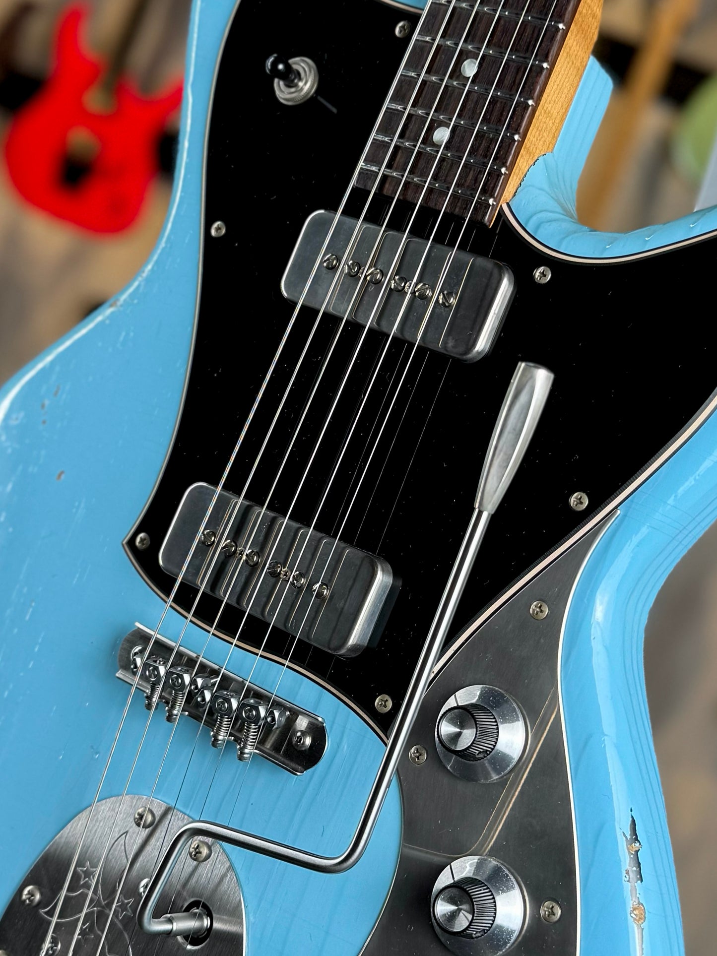 Novo Guitars Serus J NAMM 2026 Dealer Limited Edition | Daphne Blue over '64 3-Tone Burst