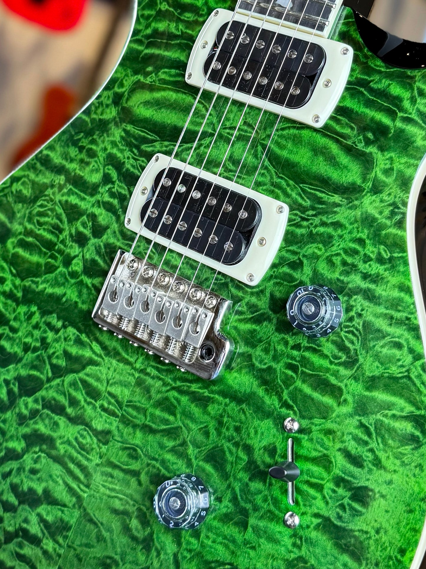 PRS SE Custom 24 Quilt | Teal Black