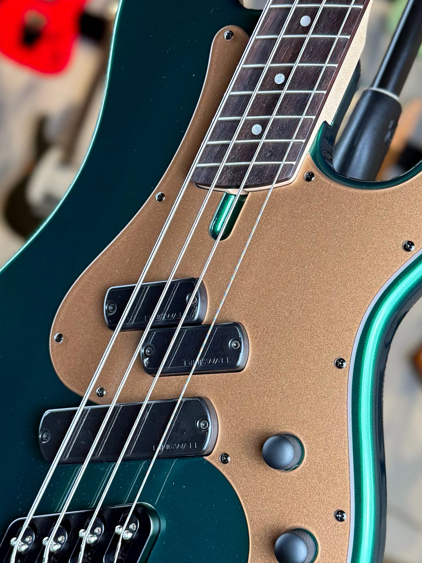 Dingwall Guitars SP1 4 String | Gloss Dark Candy Green