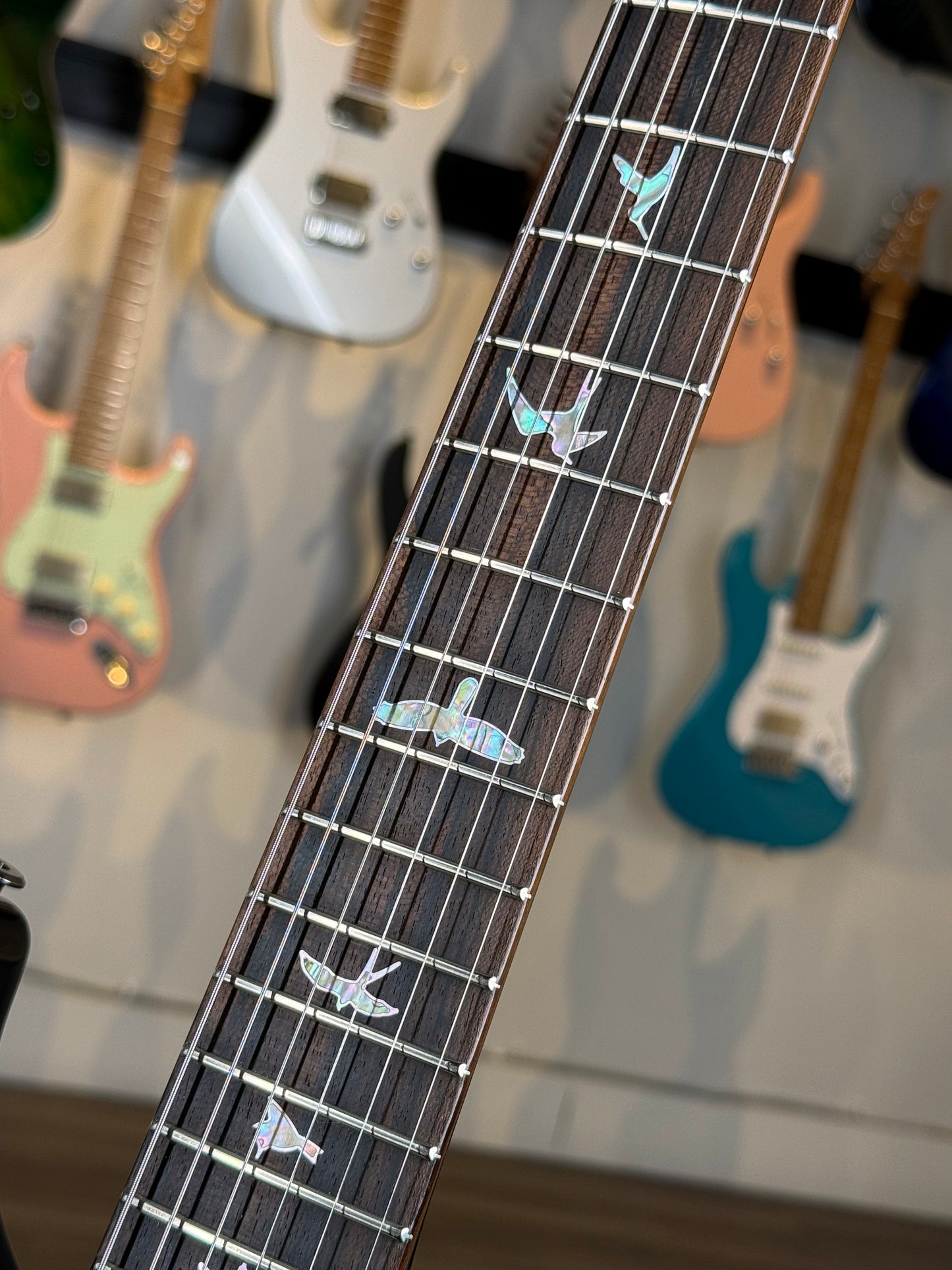 PRS Custom 24-08 Semi-Hollow Sprayer's Choice | Dark Silver Sparkle Smokeburst