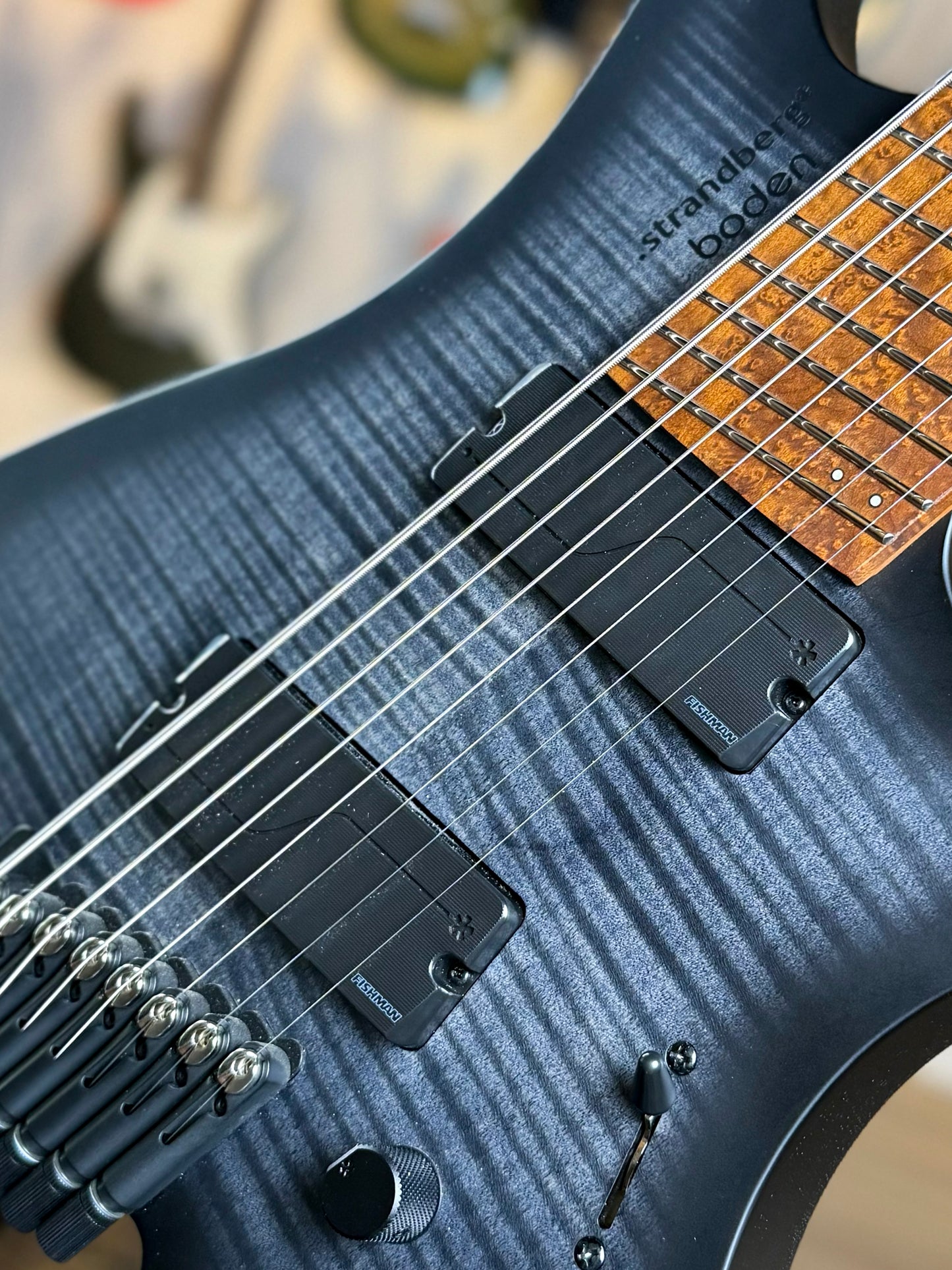 .strandberg* Boden Original N2.8 | Black Denim Burst Satin