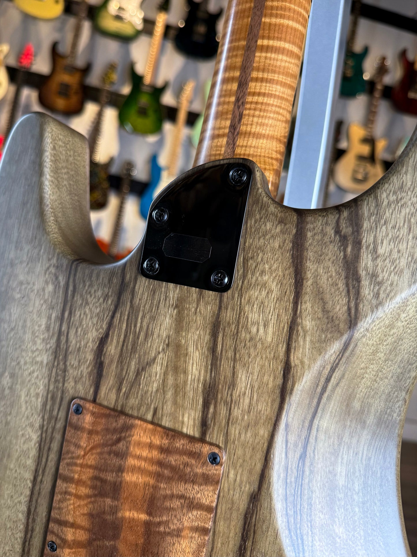 LSL Instruments Saticoy 24 DX HH  | Spalted Maple Charcoal Burst Satin