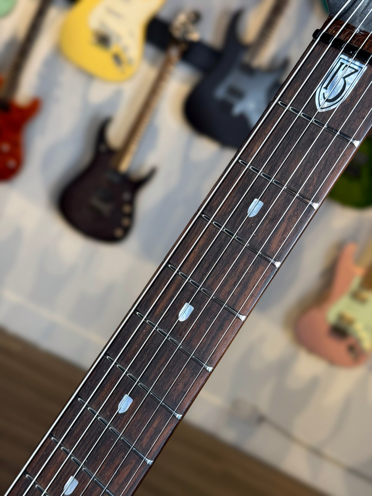 Ernie Ball Music Man JP13 7 String BFR (Ball Family Reserve) | Platinum Silver (Pre-Owned)