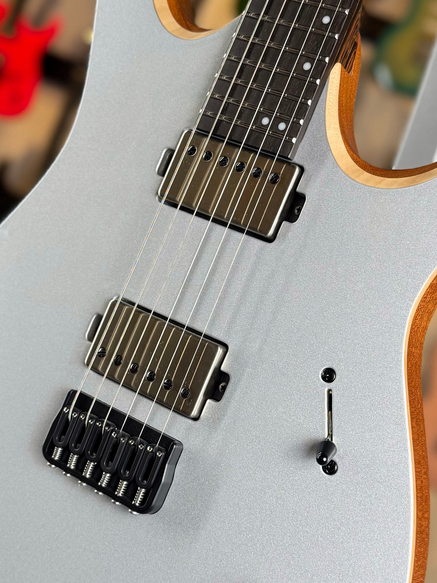 Mayones Duvell Elite 6 | Monolith Custom Silver Metallic