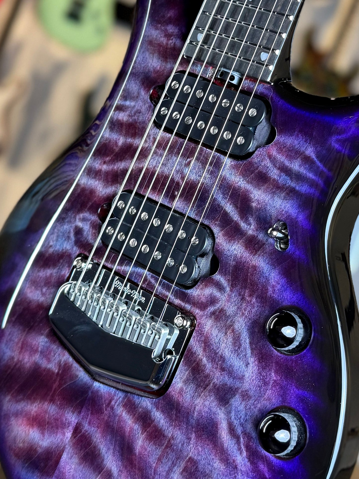 Ernie Ball Music Man Majesty 7 Premium Select | Purple Nebula II