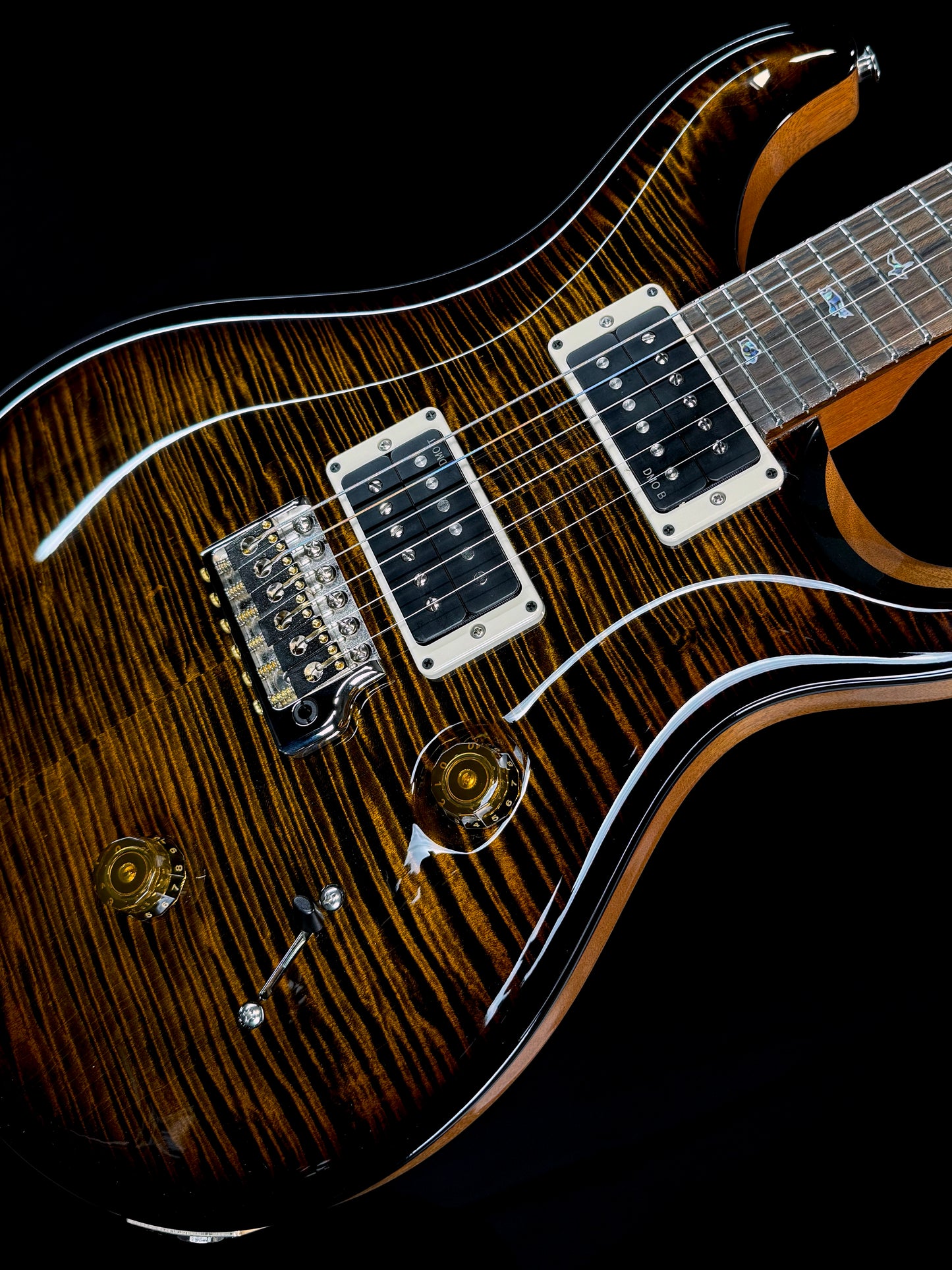 PRS Custom 24 40th Anniversary Limited Edition | Tiger Eye Micro Wraparound Burst