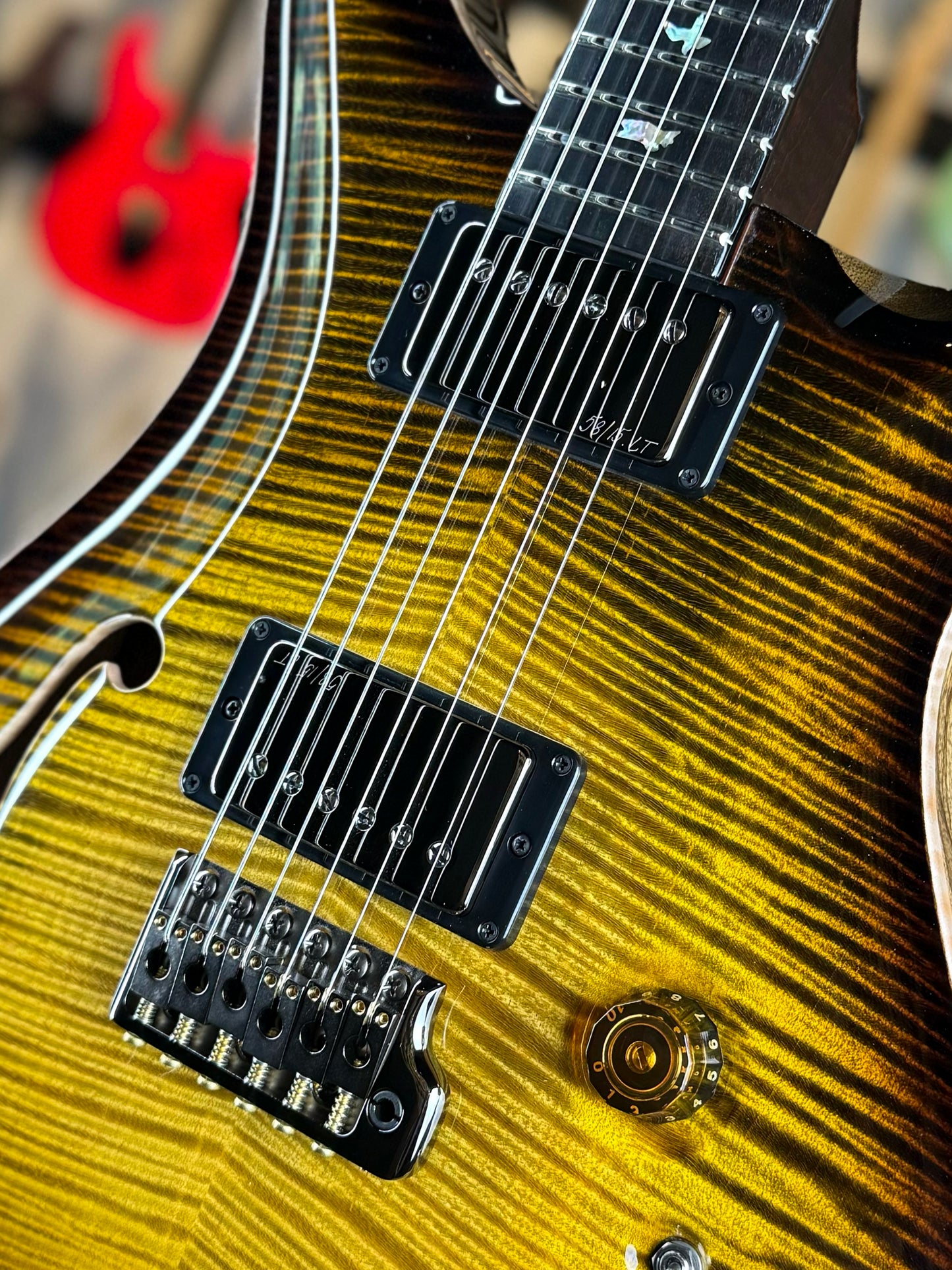 PRS Private Stock McCarty Semi-Hollow | Tiger Eye Glow
