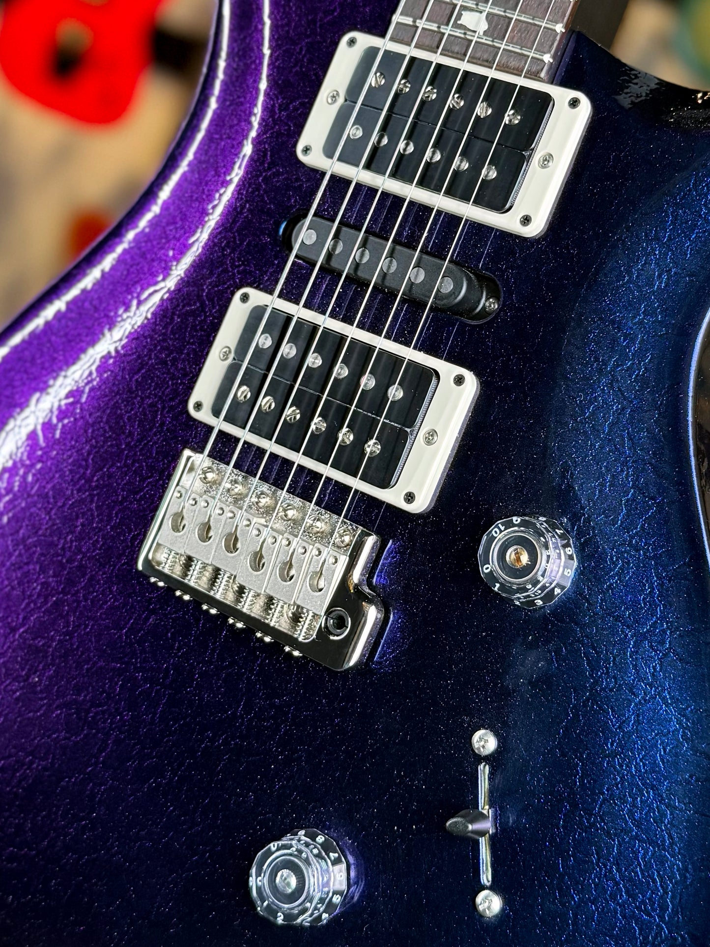 PRS CE 24 Special Sprayer's Choice | Blue to Purple Colorshift Crackle
