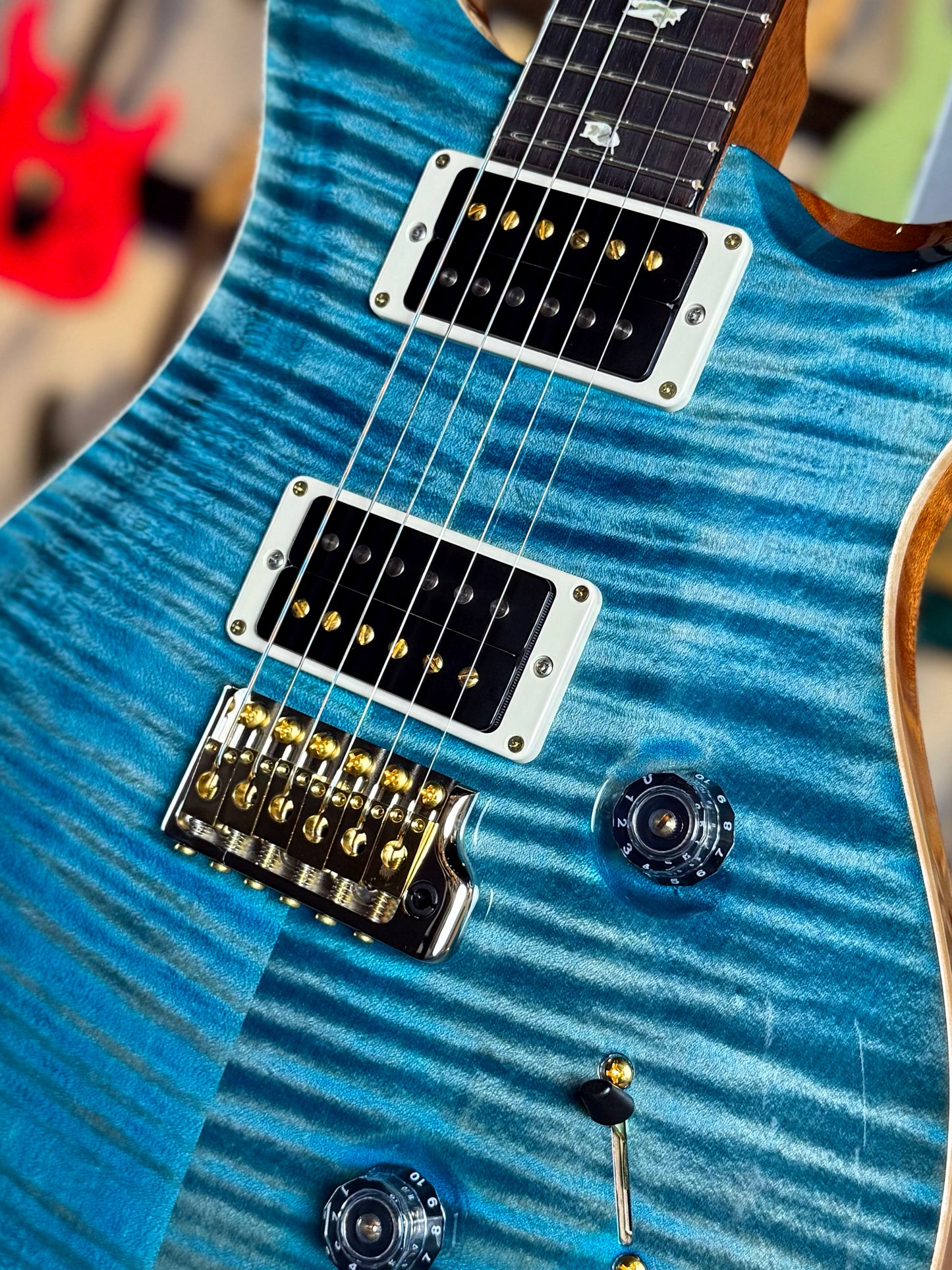 PRS Custom 24 "10 Top" | Carroll Blue (Pre-Owned)
