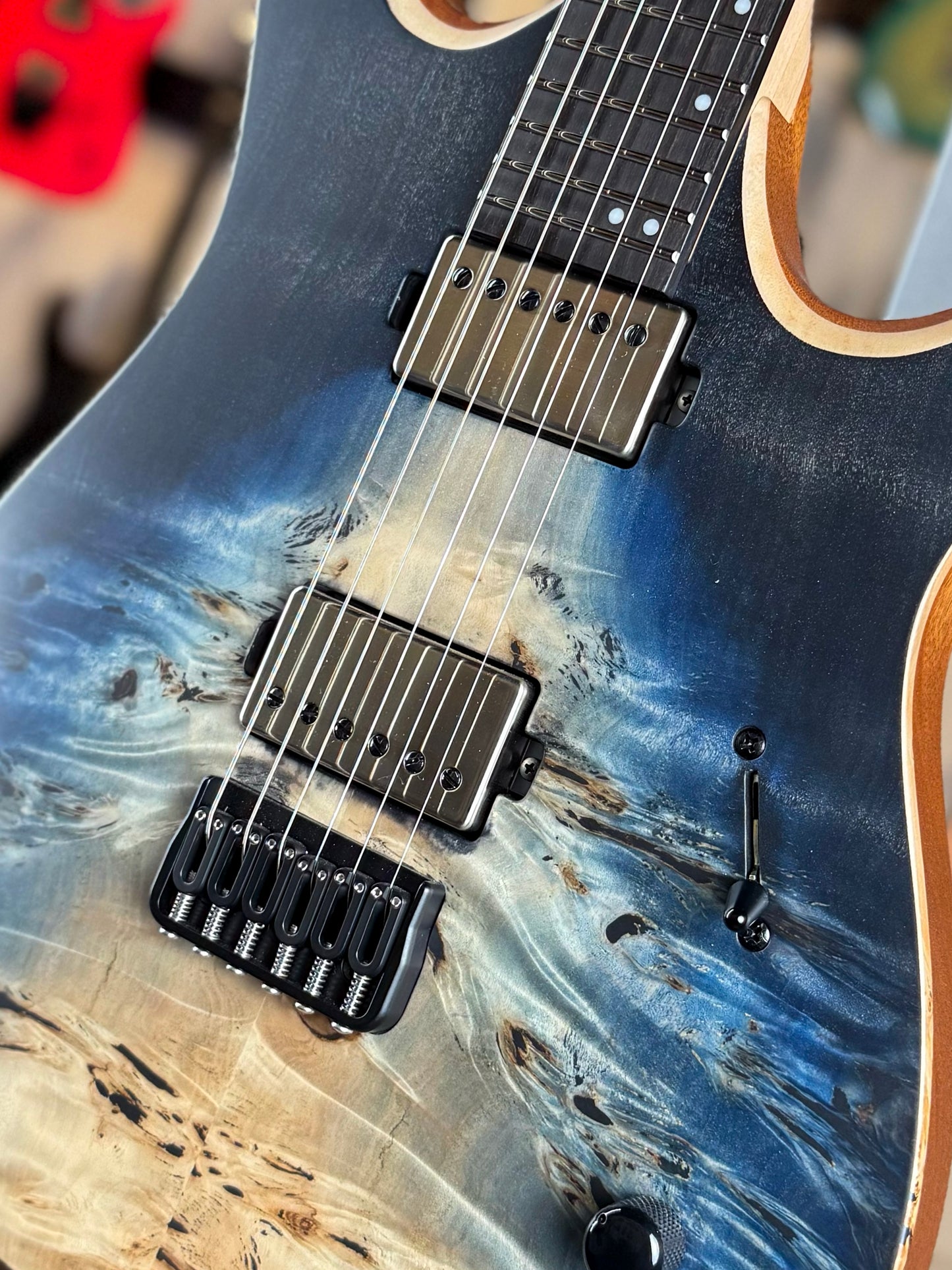 Mayones Duvell Elite 6 | Custom Color Blue Satin
