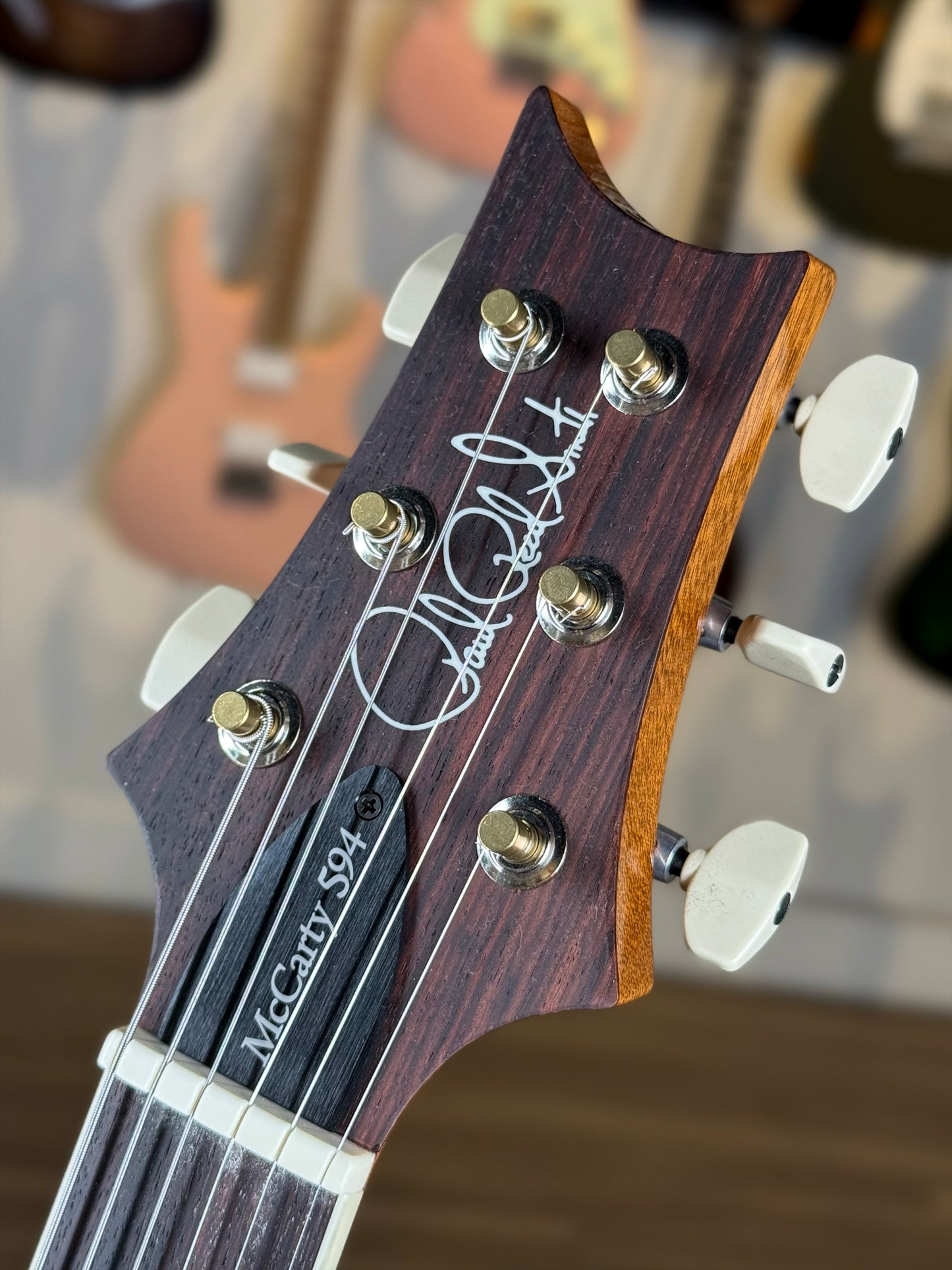 PRS McCarty 594 Hollowbody II Sprayer's Choice | Purple Gold Sunset Burst Sparkle