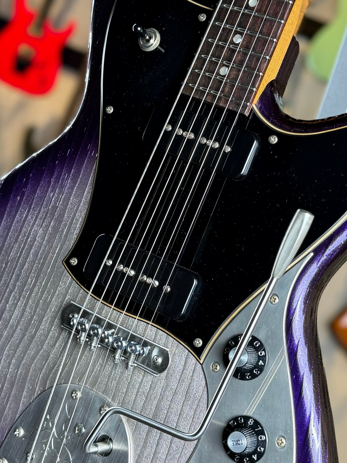 Novo Guitars Serus J Custom | Purple Stranger Burst