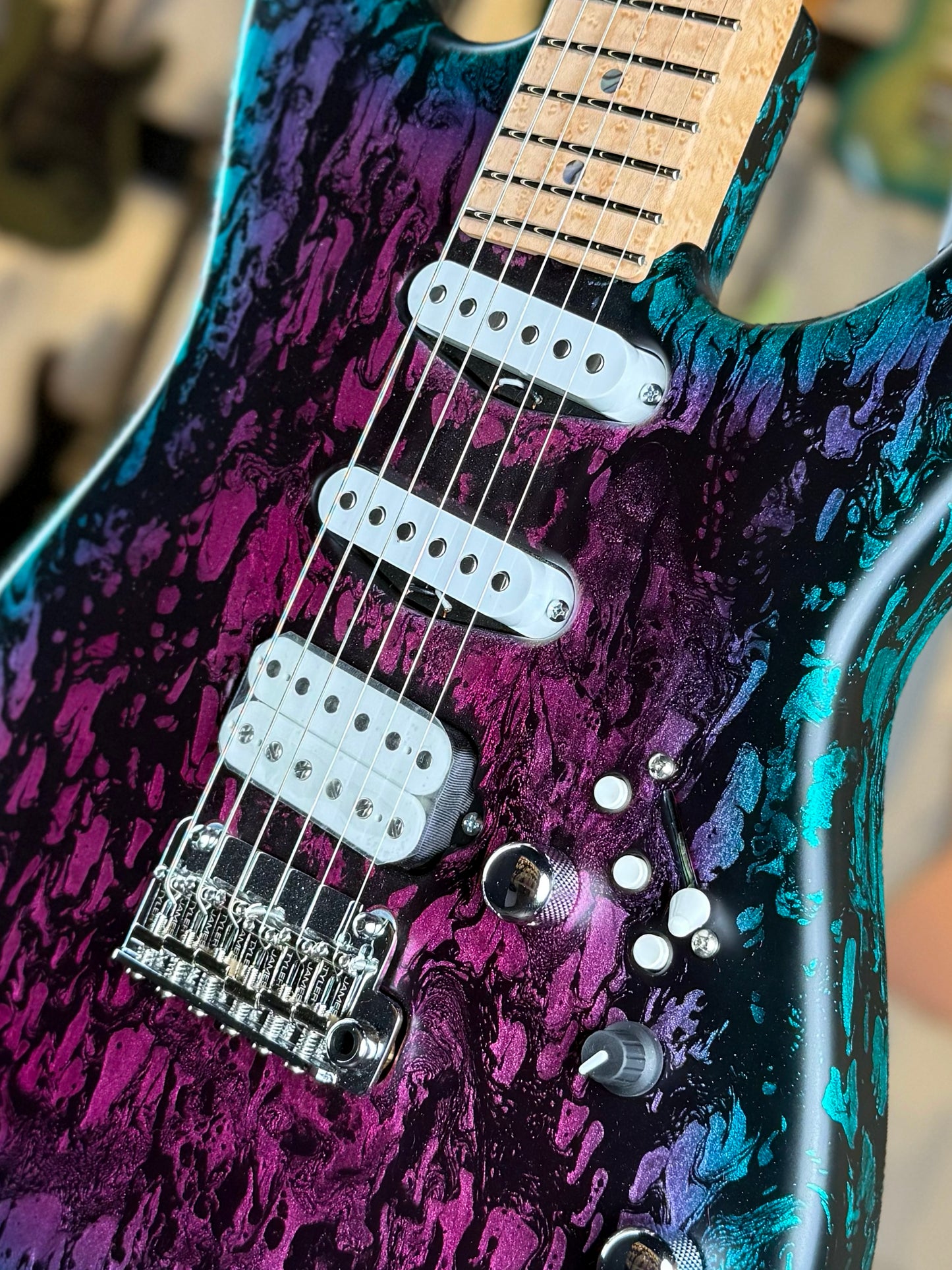 James Tyler Guitars Studio Elite HDX | Cosmic Watermelon Shmear