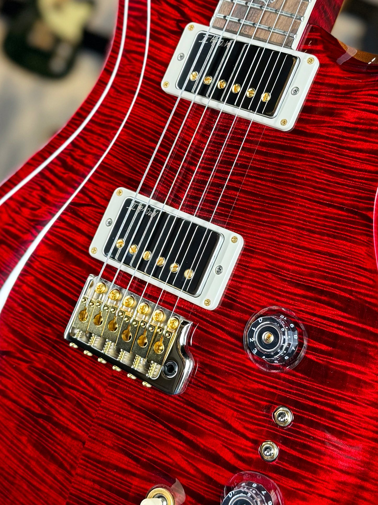 PRS McCarty Trem Wood Library "10" Top |  Red Tiger