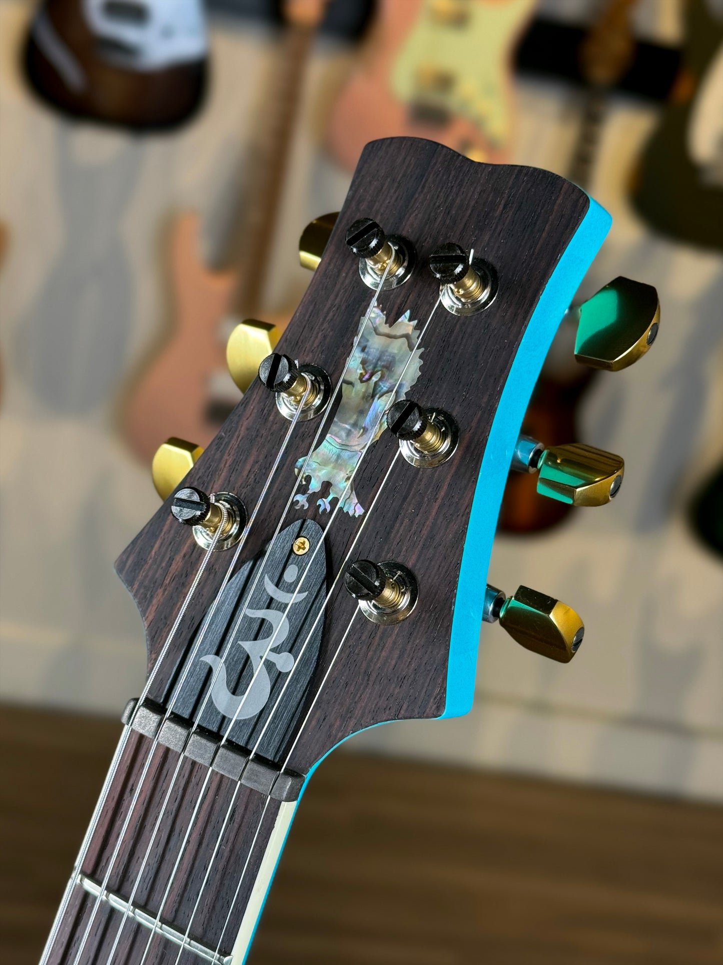 PRS Santana Retro Sprayer's Choice | Blue Turquoise Pearl Sparkle