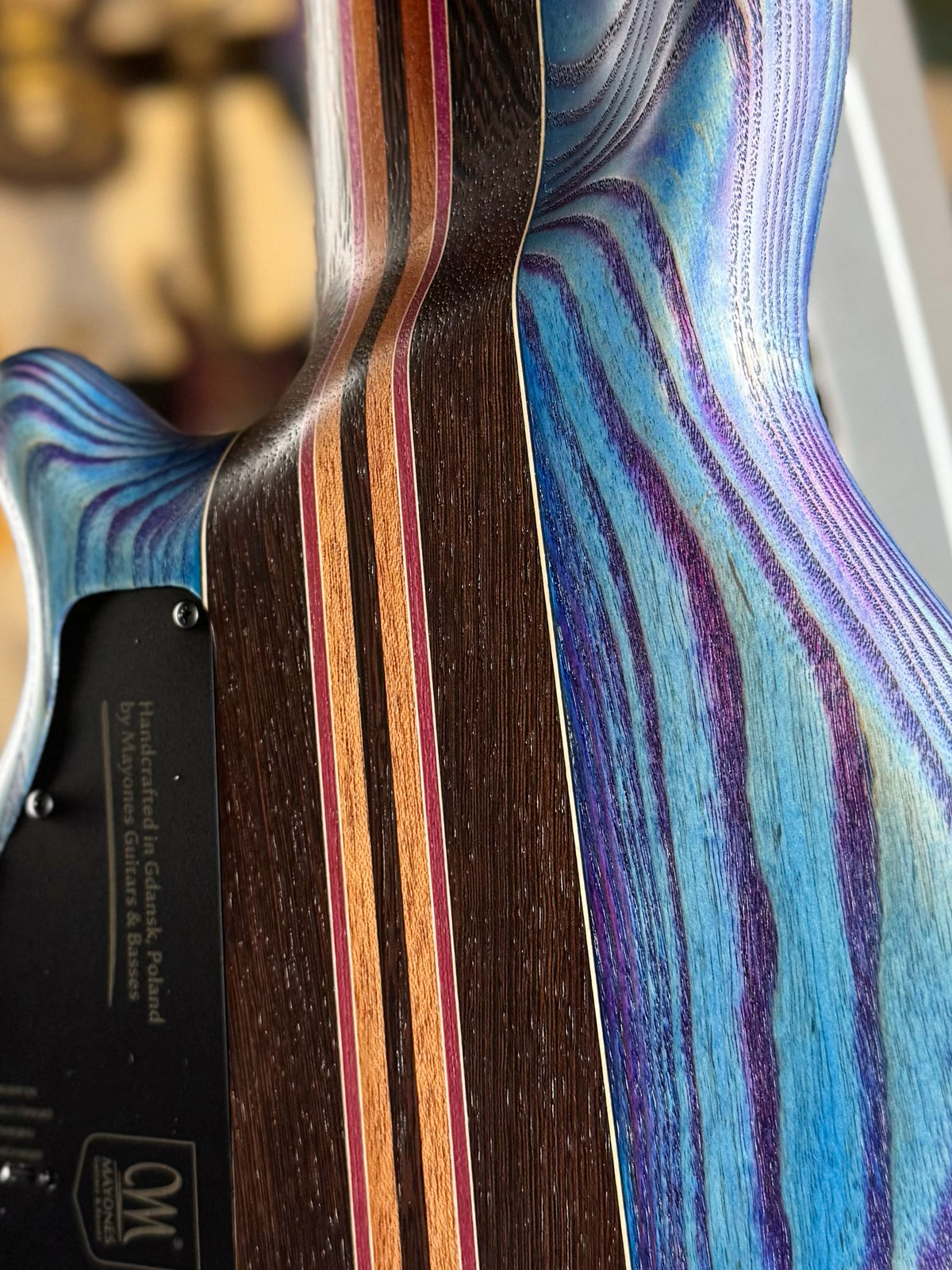 Mayones Cali 5 | Oil Spill Blue Custom Color