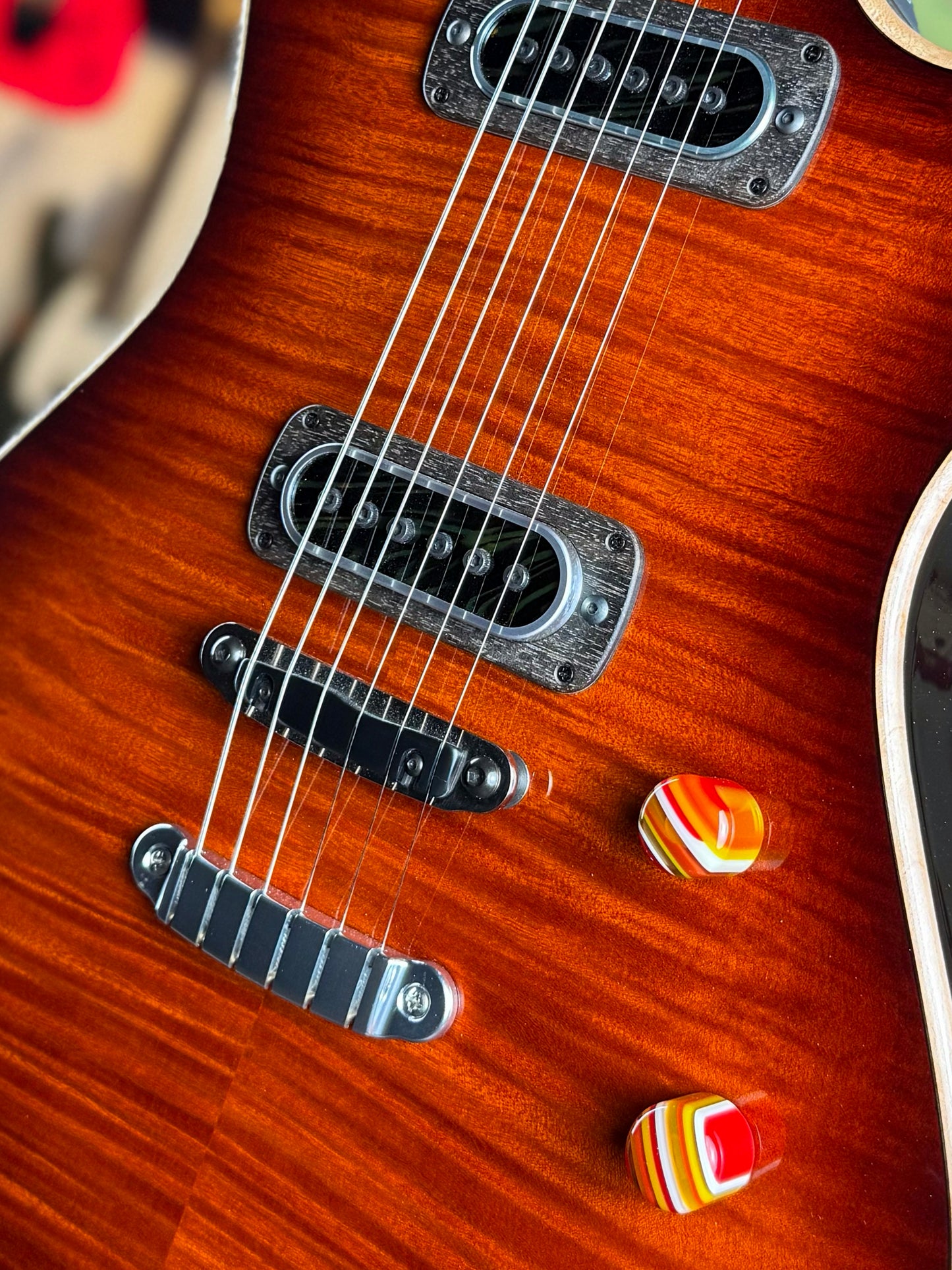 Powers Electric A-Type Select Maple Custom | Violin Burst (1 of 1)