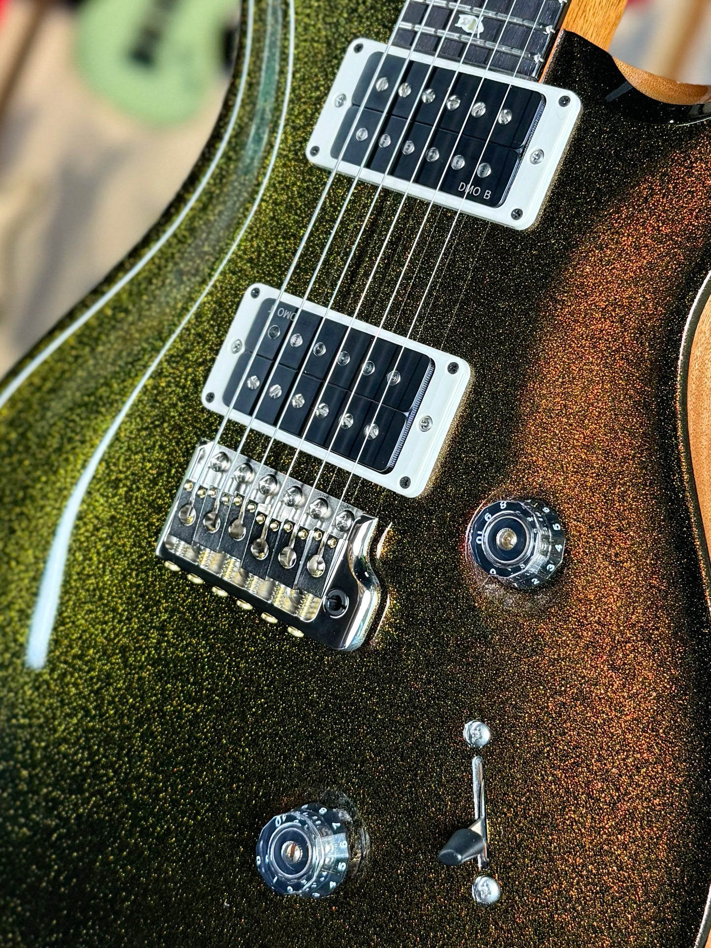 PRS Custom 24 Sprayer's Choice | Cherry Coke Colorshift Sparkle/Natural Back
