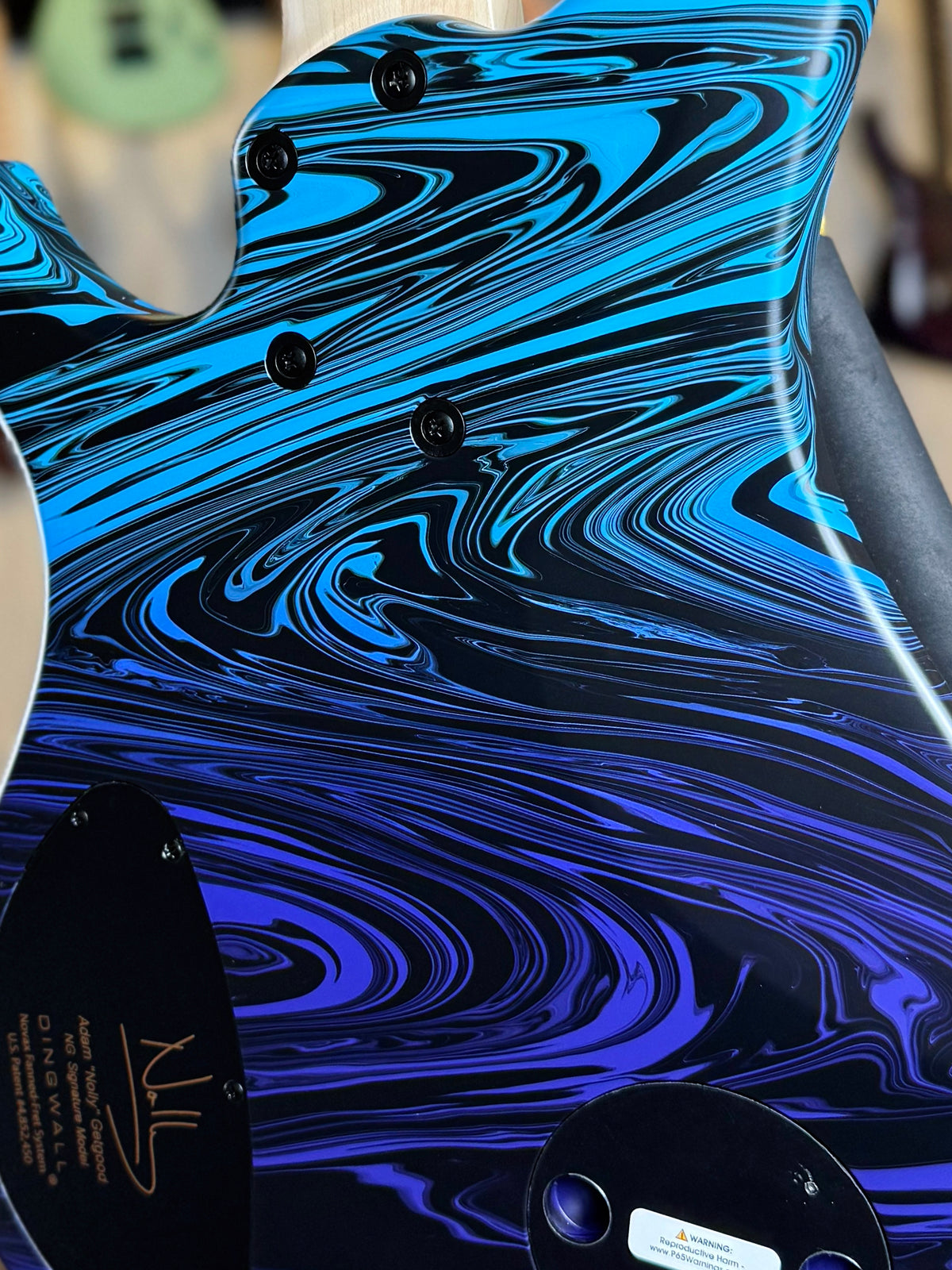 Dingwall Guitars Adam "Nolly" Getgood NG Signature 5 String Limited Edition | Purple-to-Blue Fade Swirl (1 of 100)