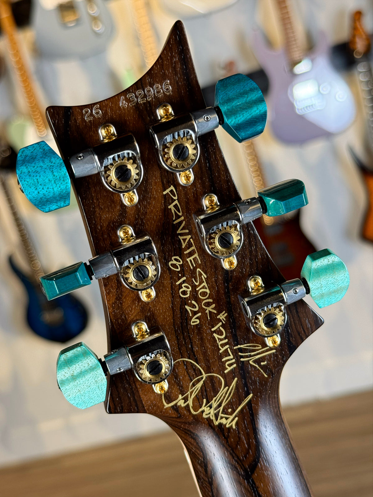 PRS Private Stock McCarty 594 | Bahamian Blue Dragon’s Breath