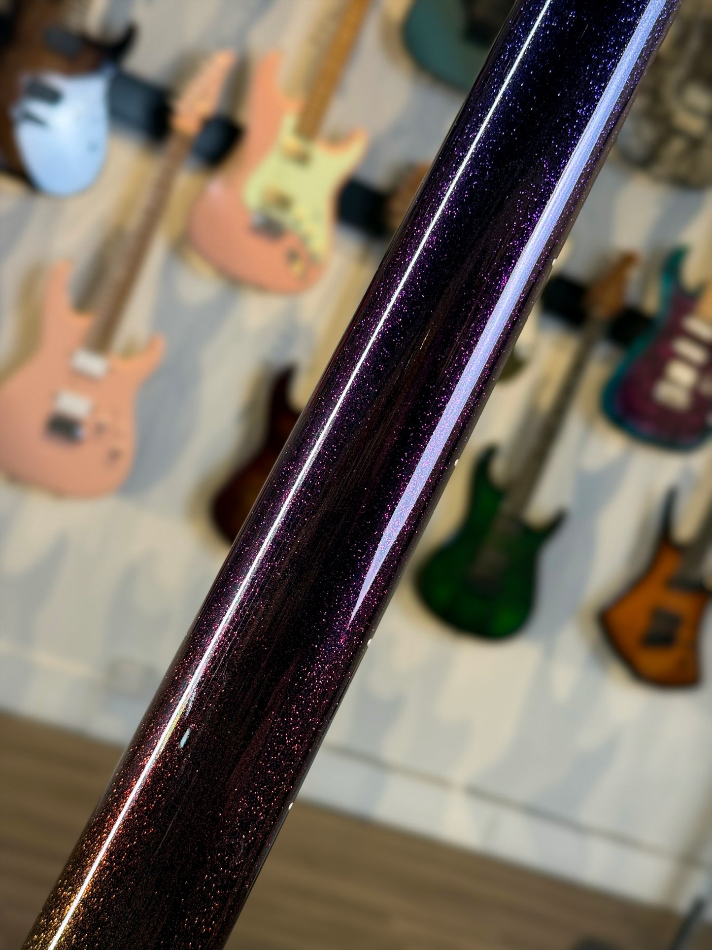 PRS S2 Custom 24-08 Sprayer's Choice | Purple to Gold Sparkle Fade