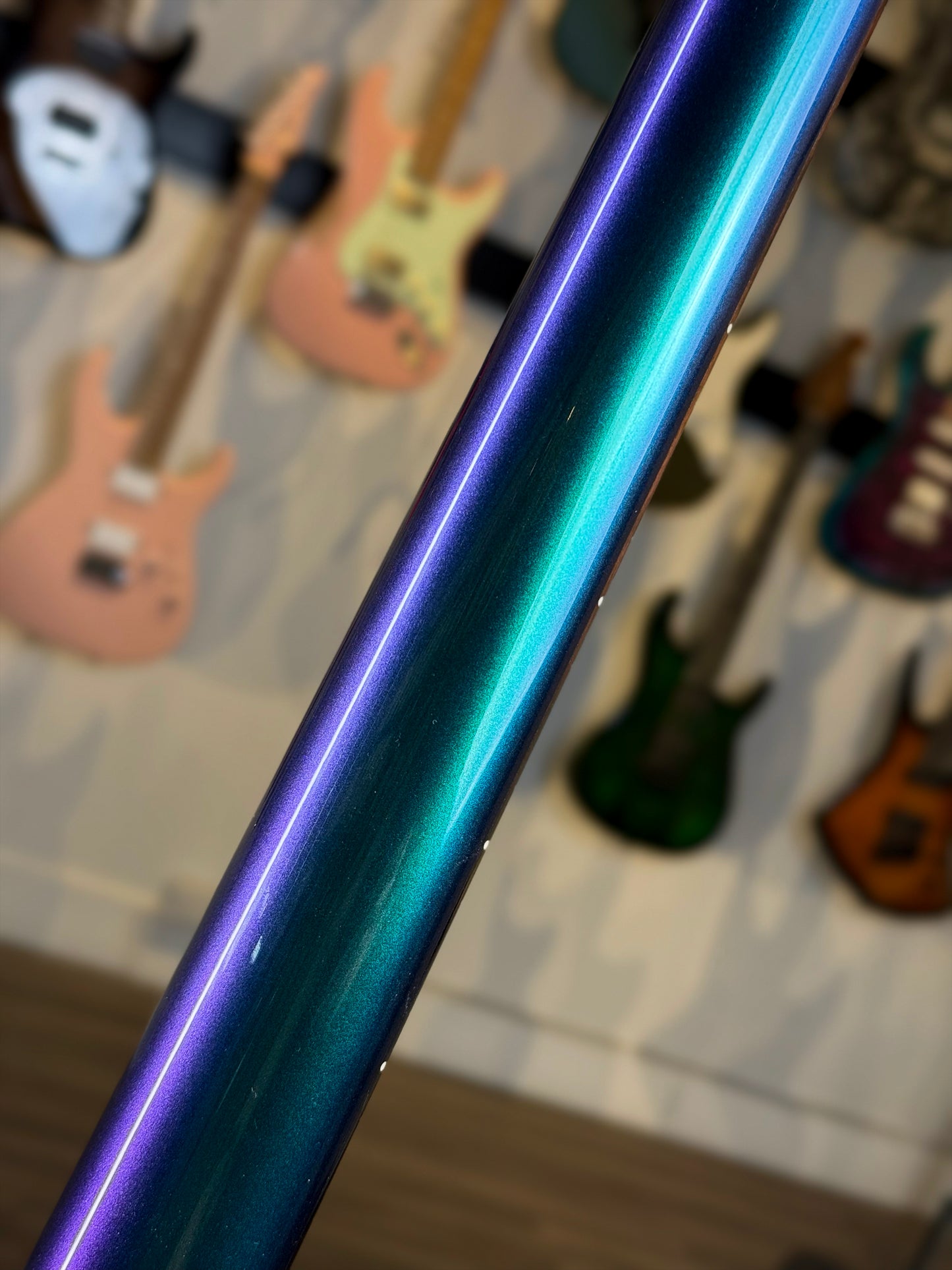 PRS S2 Custom 24-08 Sprayer's Choice | Green to Purple Teardrop Burst Colorshift