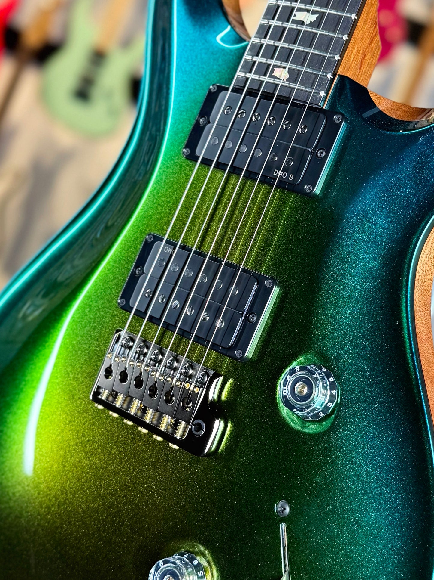 PRS Custom 24 Sprayer's Choice | Blue Green Sparkle Dragon's Breath