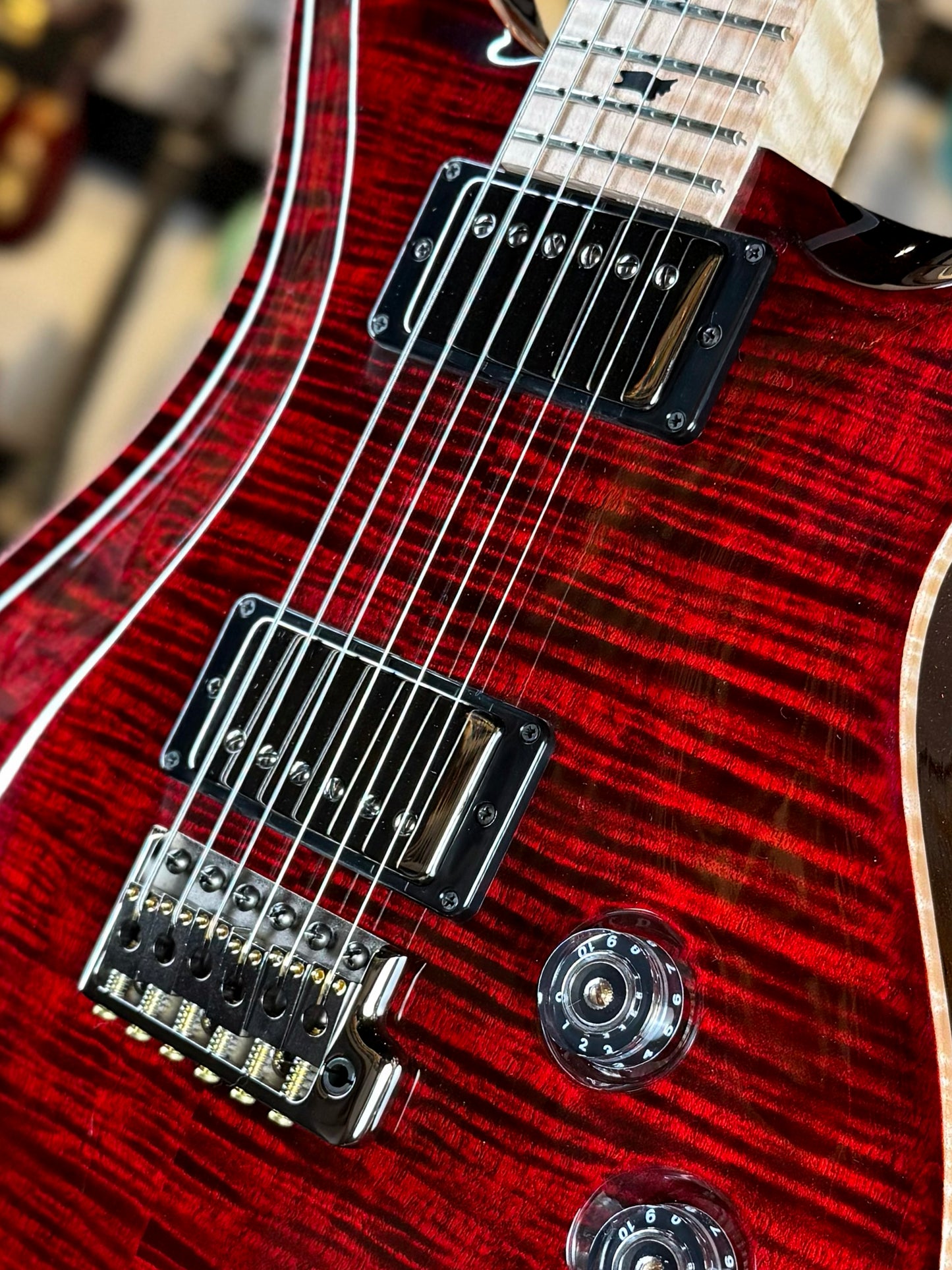 PRS DGT "Birds" Wood Library Sprayer's Choice | Fire Red/Red Sparkle