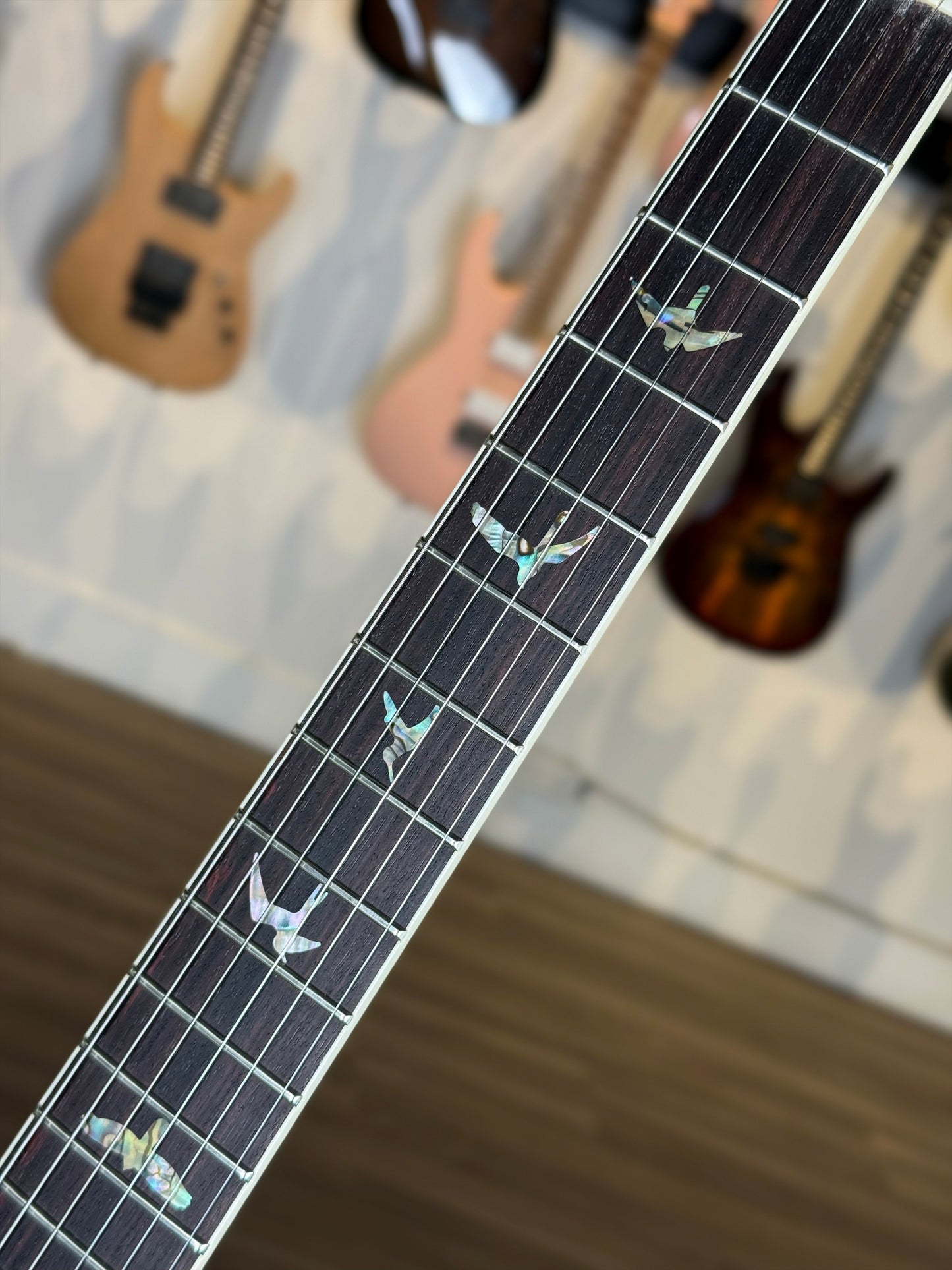 PRS McCarty 594 Hollowbody II Sprayer's Choice | Purple Gold Sunset Burst Sparkle
