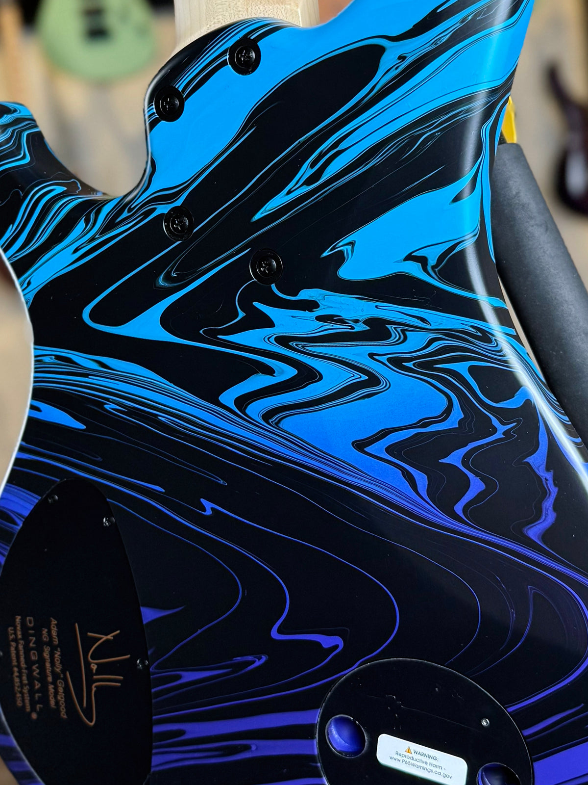 Dingwall Guitars Adam "Nolly" Getgood NG Signature 5 String Limited Edition | Purple-to-Blue Fade Swirl (1 of 100)