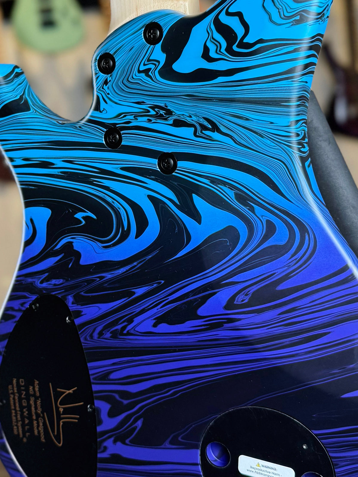 Dingwall Guitars Adam "Nolly" Getgood NG Signature 5 String Limited Edition | Purple-to-Blue Fade Swirl (1 of 100)