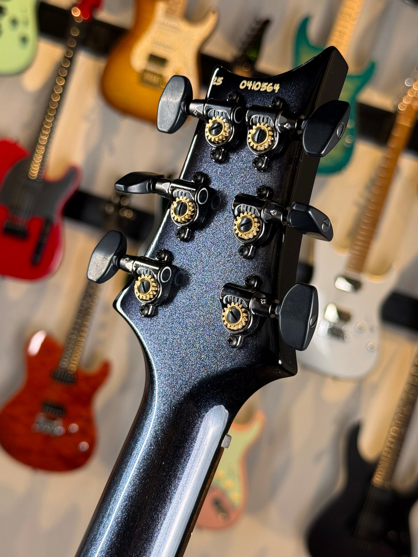 PRS Custom 24-08 Semi-Hollow Sprayer's Choice | Dark Silver Sparkle Smokeburst