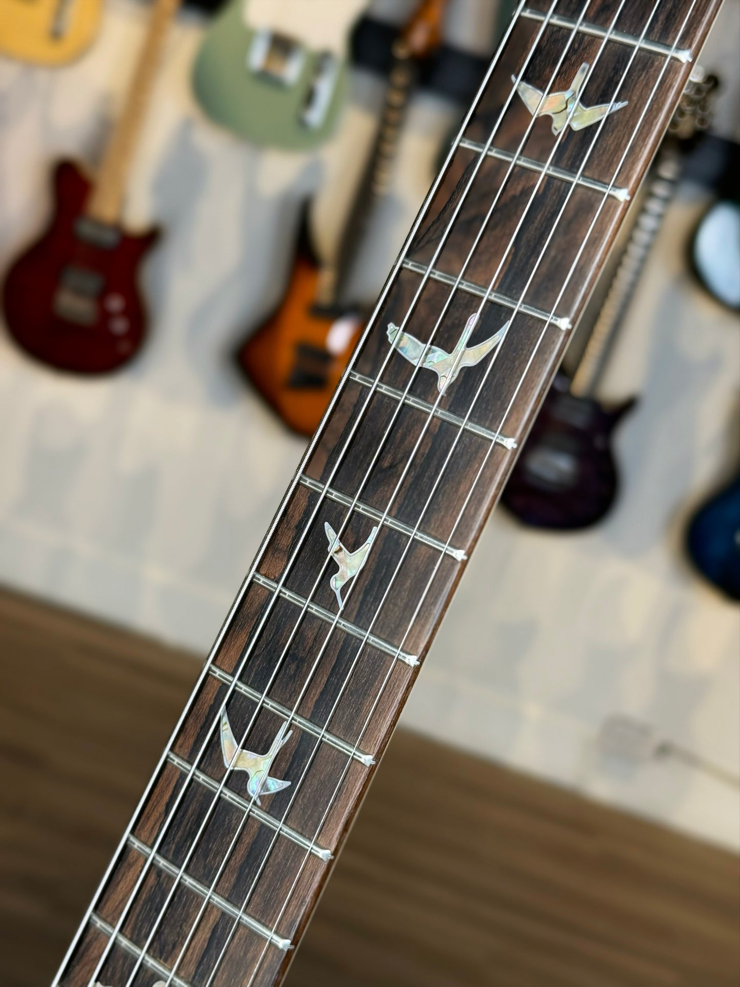 PRS Custom 24-08 Wood Library Sprayer's Choice | Magenta Purple Colorshift/Natural Back