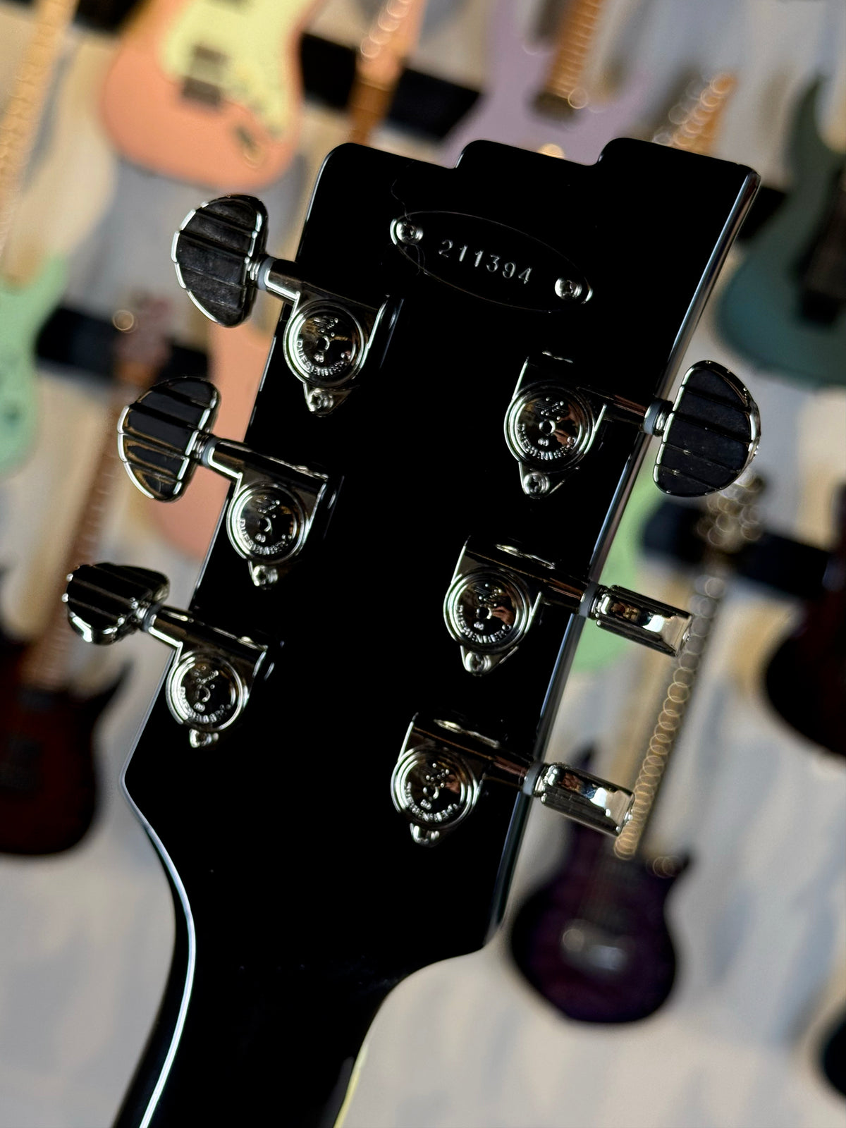 Duesenberg Alliance Series Joe Walsh Signature | Black with Flame Maple Back