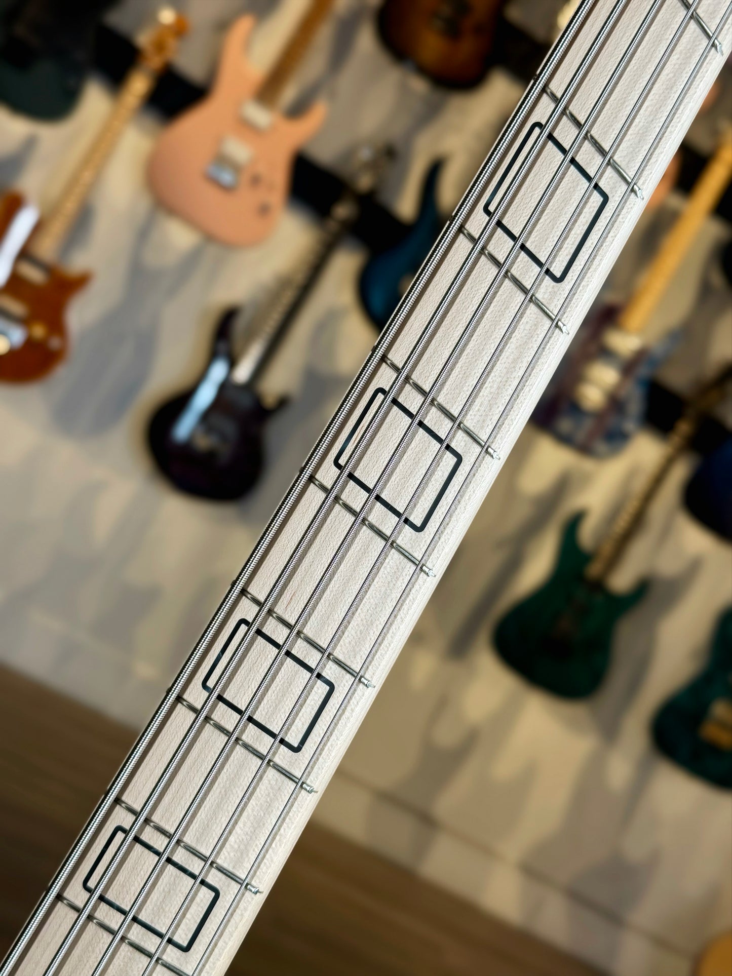 Dingwall Guitars D-Roc Custom 5 String | Pastel Blue/Pink to Orange Fade