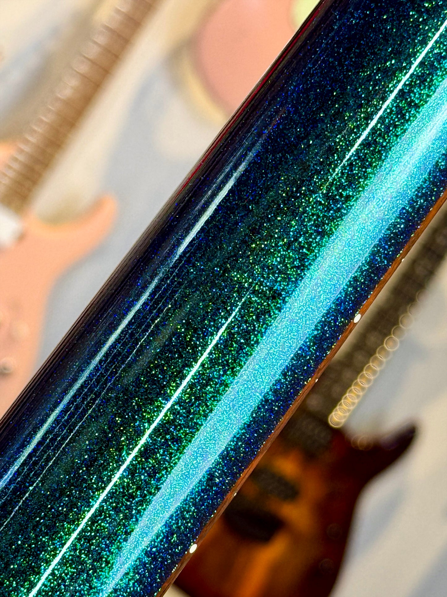 PRS Custom 24-08 Sprayer's Choice | Green to Blue Colorshift Sparkle