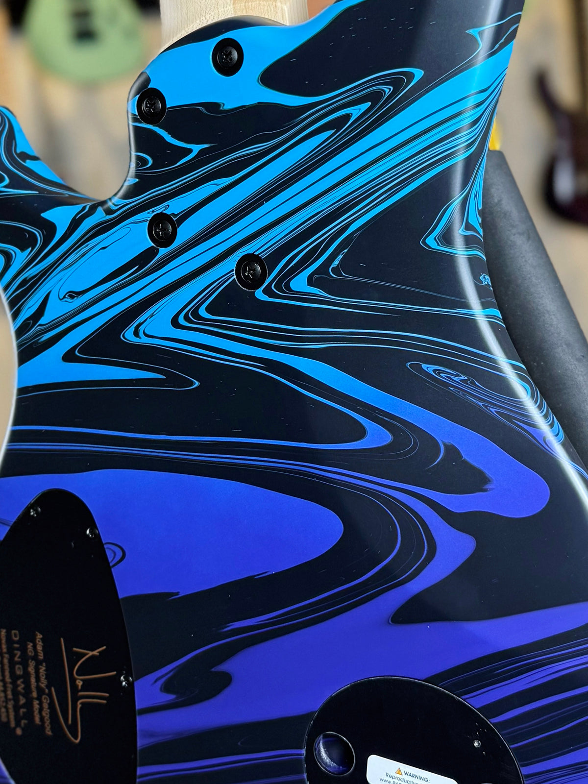 Dingwall Guitars Adam "Nolly" Getgood NG Signature 5 String Limited Edition | Purple-to-Blue Fade Swirl (1 of 100)