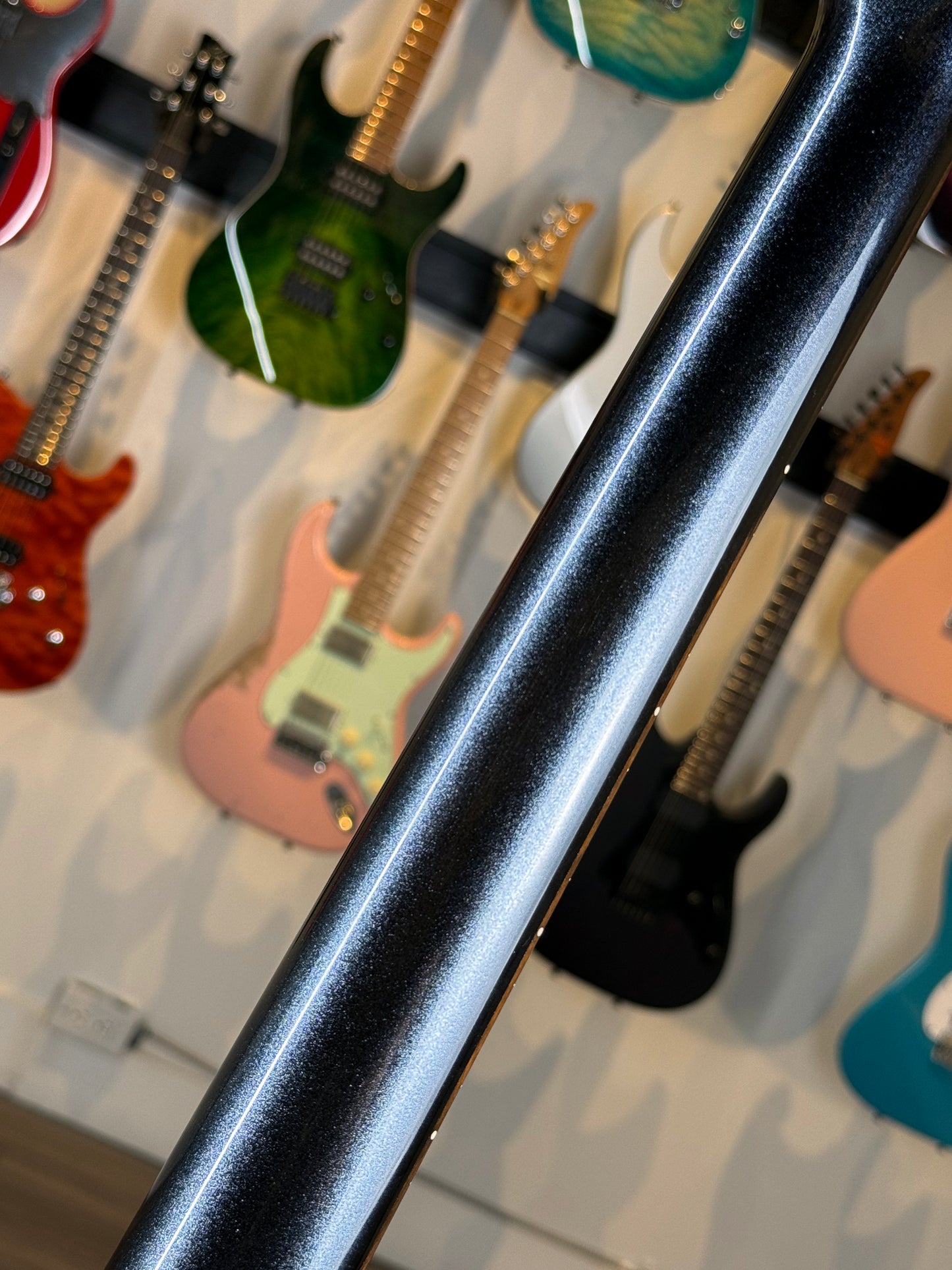 PRS Custom 24-08 Semi-Hollow Sprayer's Choice | Dark Silver Sparkle Smokeburst