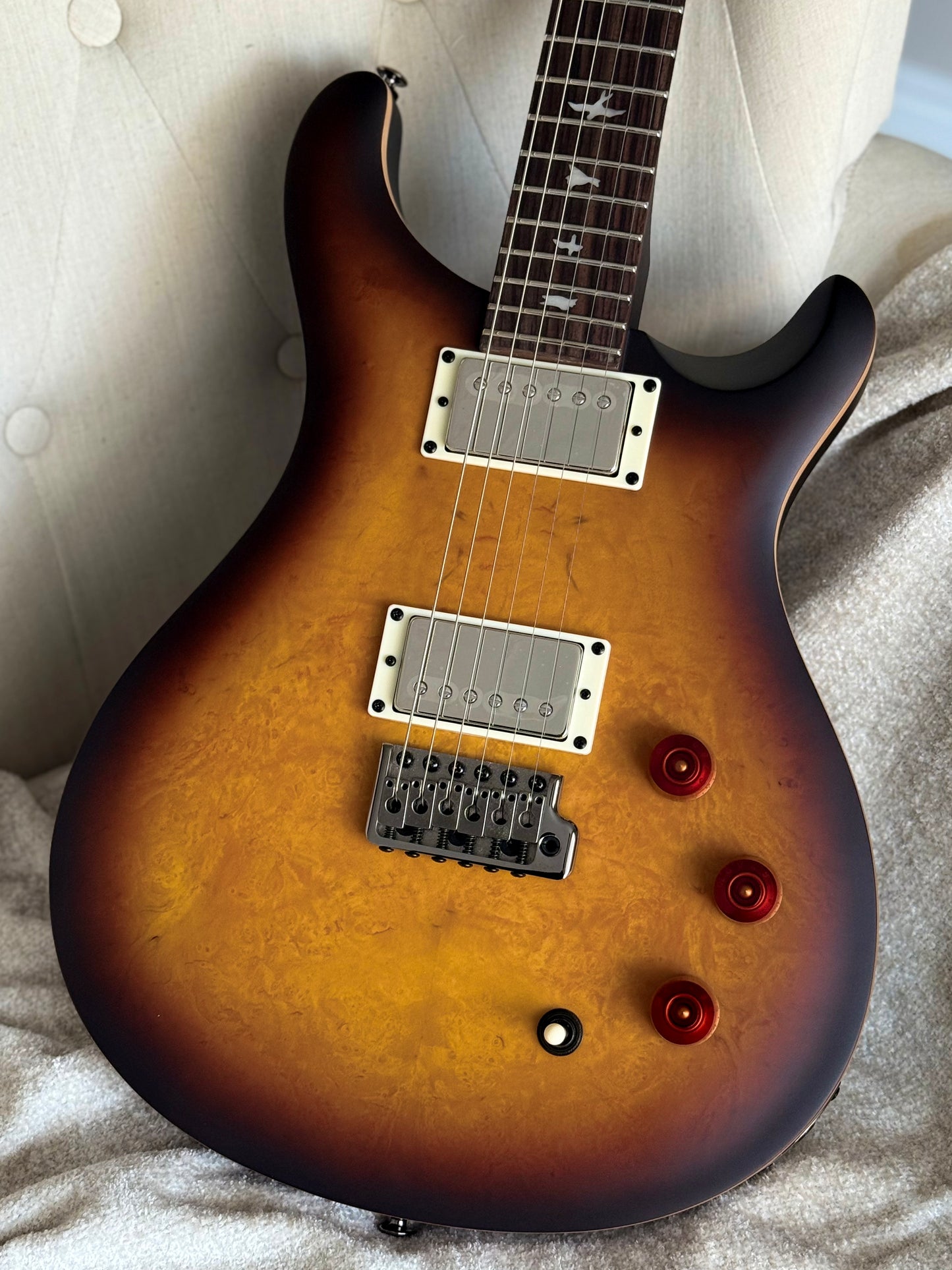 PRS SE DGT Laurel Burl Limited Edition | McCarty Tobacco Sunburst