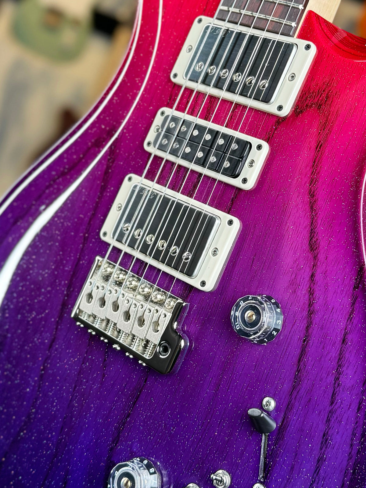 PRS Swamp Ash Special Sprayer's Choice | Pink to Purple Fade Sparkle