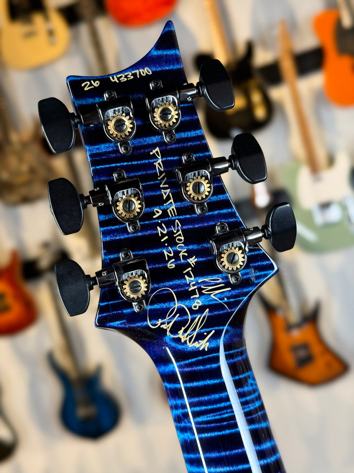 PRS Private Stock Custom 24 | Ziricote/Aqua Violet