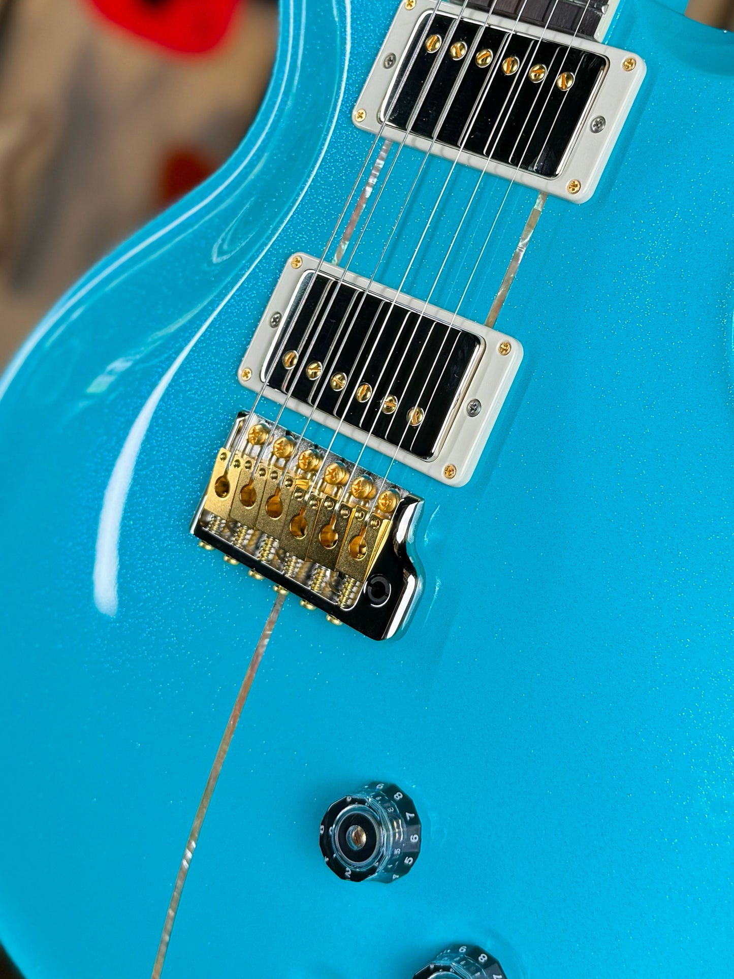 PRS Santana Retro Sprayer's Choice | Blue Turquoise Pearl Sparkle